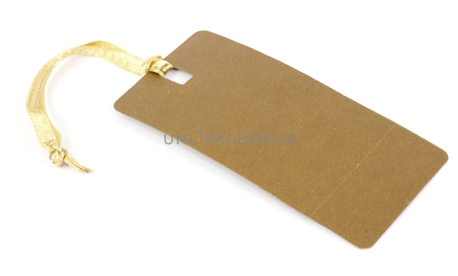 Blank tag isolated on a white backgrounds