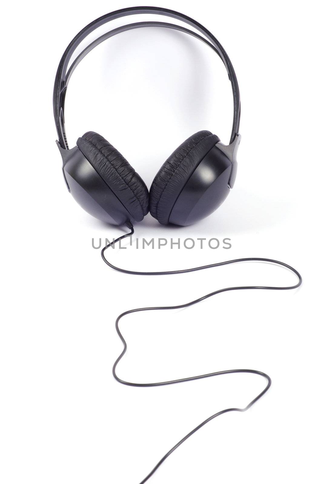 headphones isolated on a white