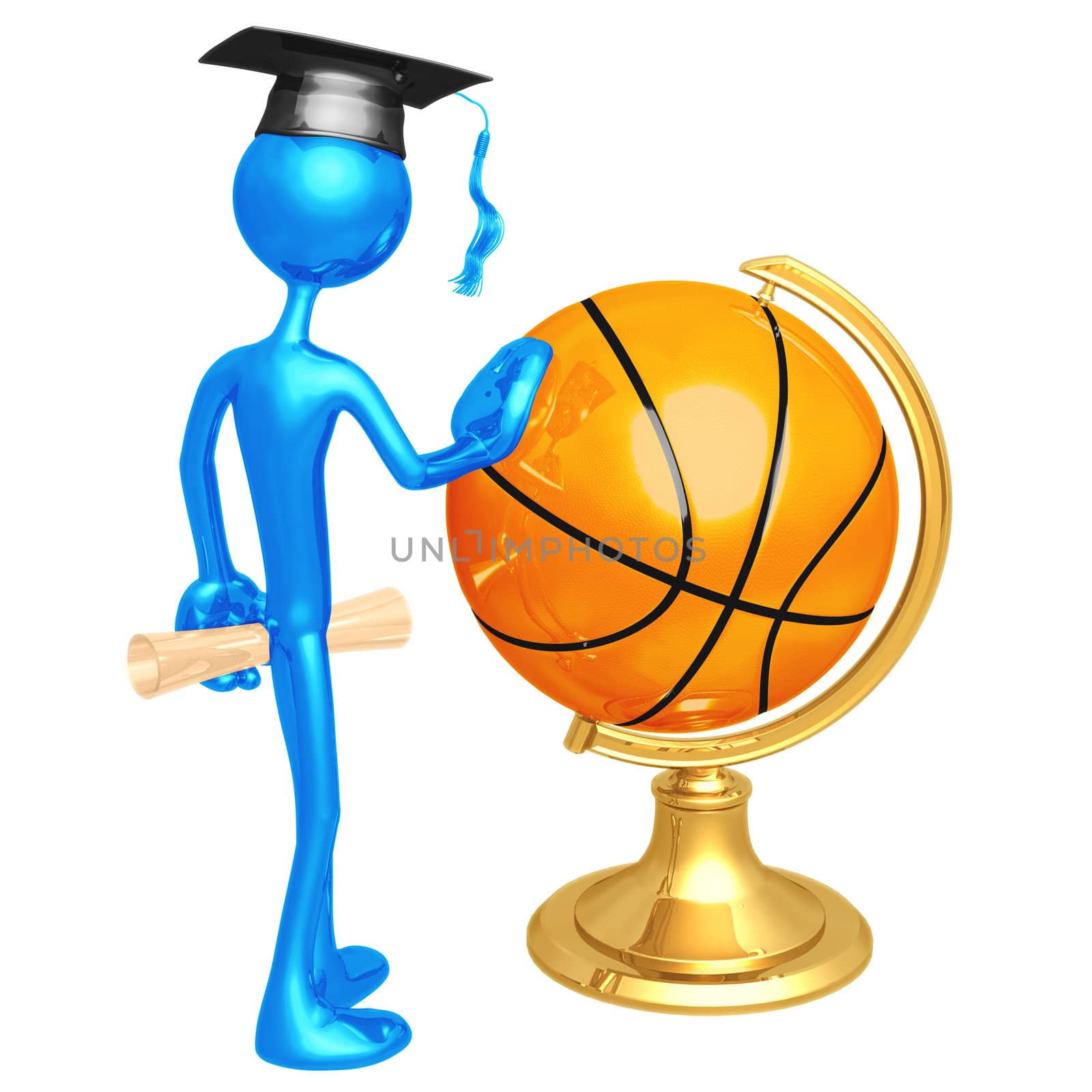 Basketball Scholarship by LuMaxArt