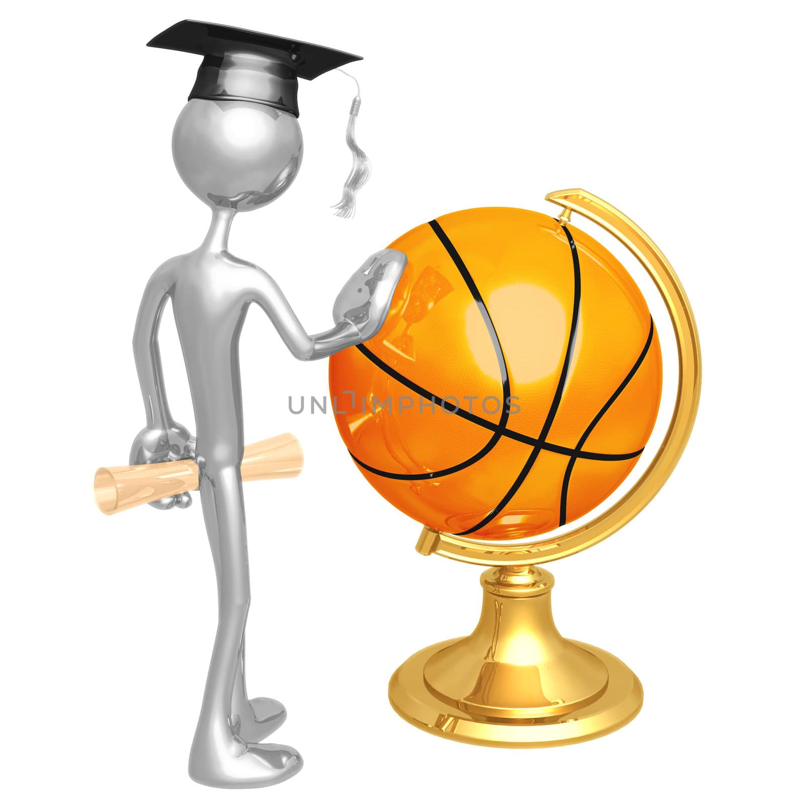 Basketball Scholarship by LuMaxArt