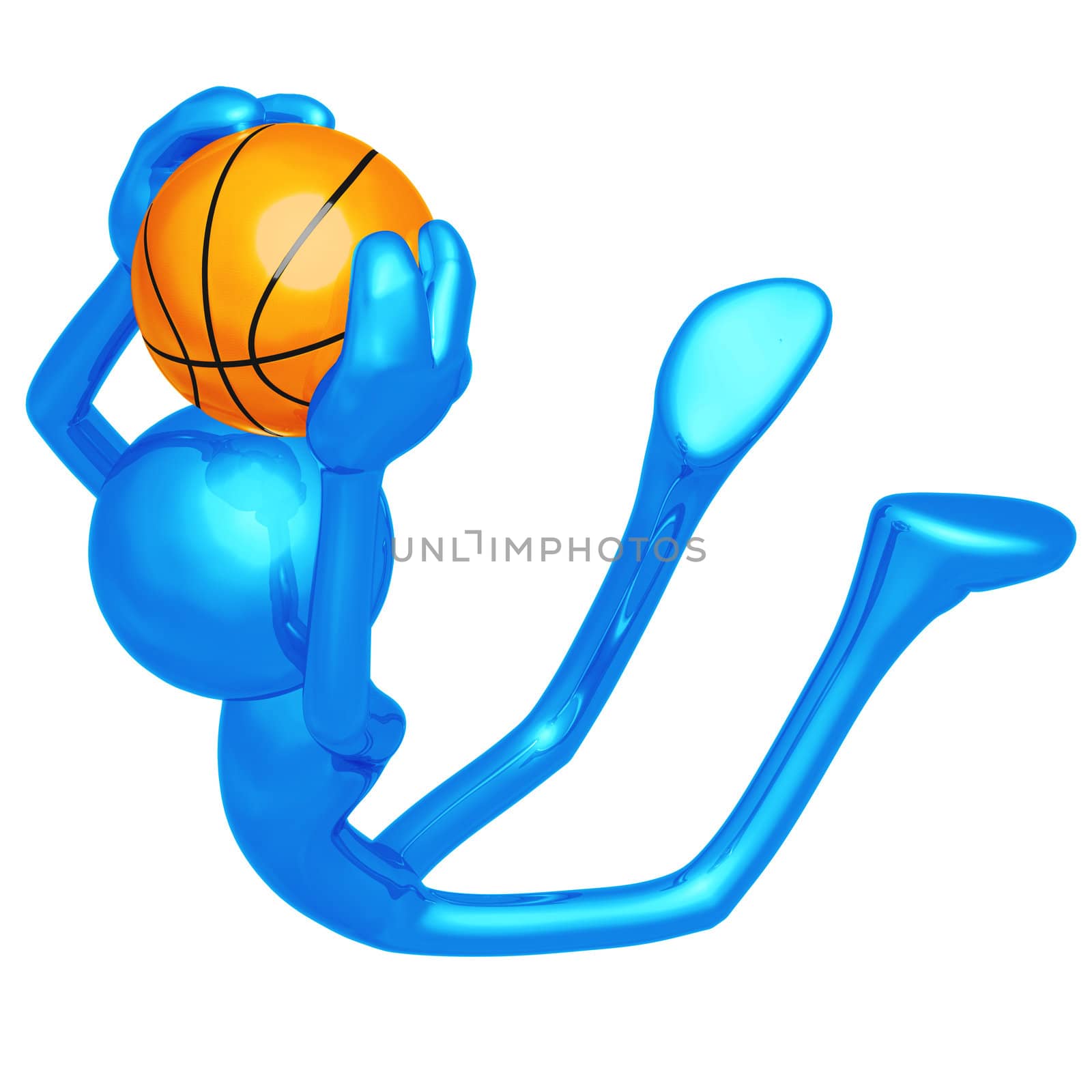 Basketball Slam by LuMaxArt