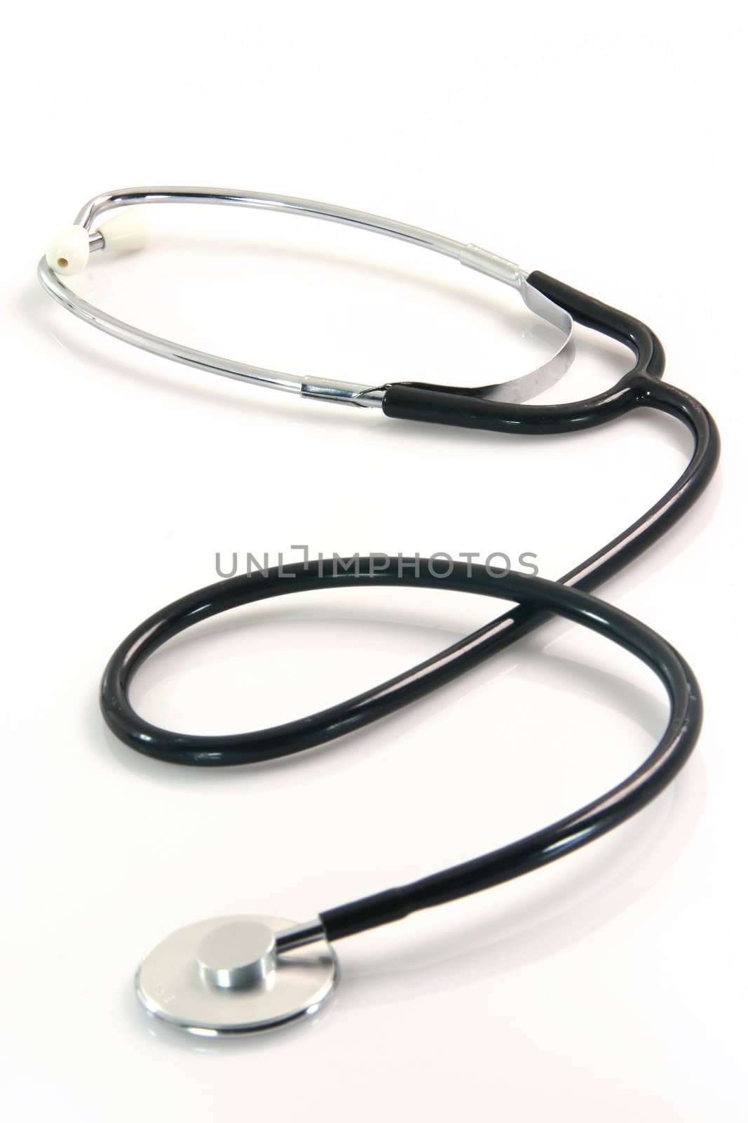 auscultation phonendoscope health and medical objects isolated on white background vertical