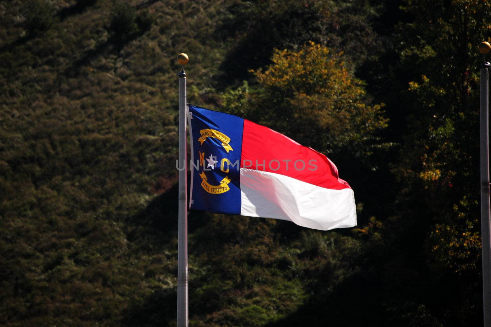 Flag in the wind by northwoodsphoto