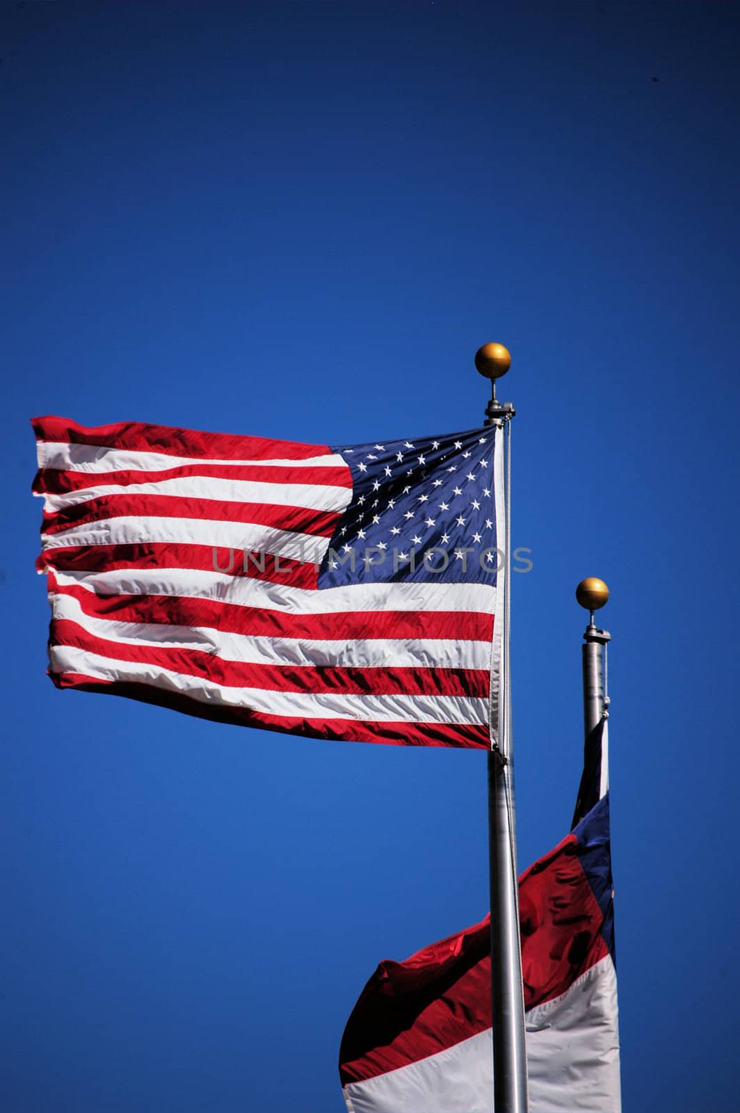 Flags in the wind by northwoodsphoto