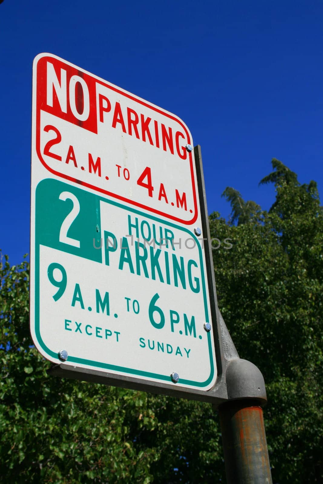 No Parking Street Sign by MichaelFelix