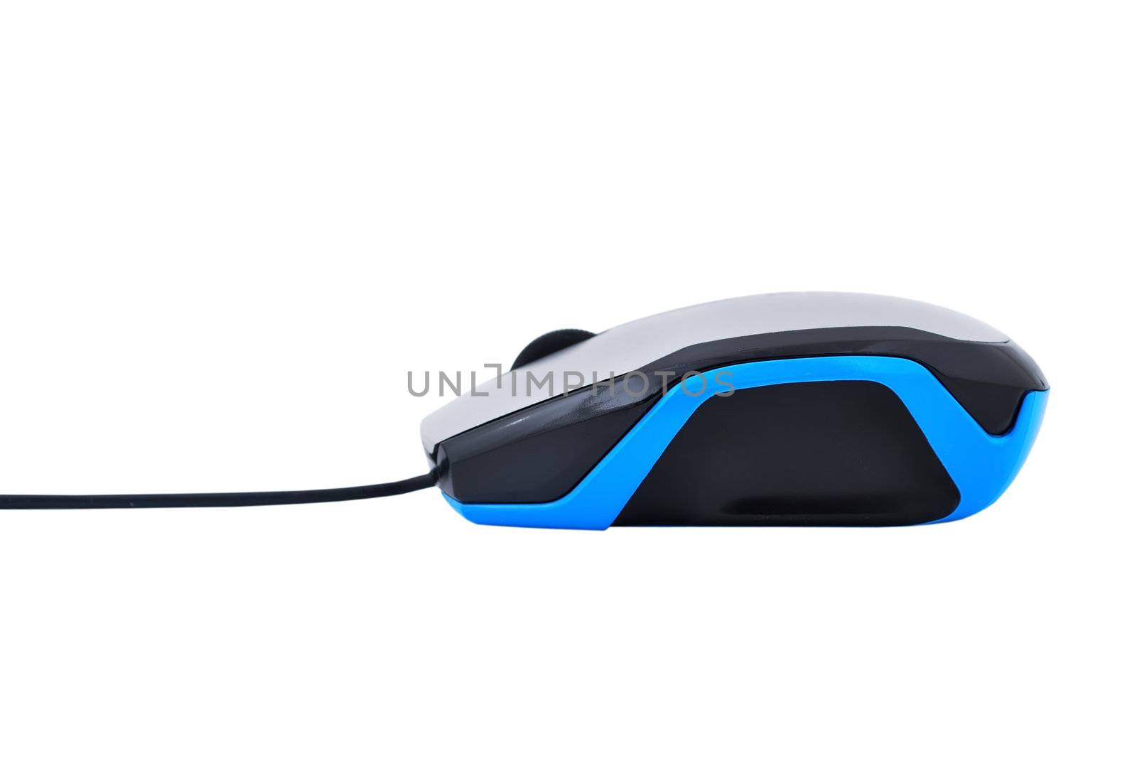 computer mouse on white background