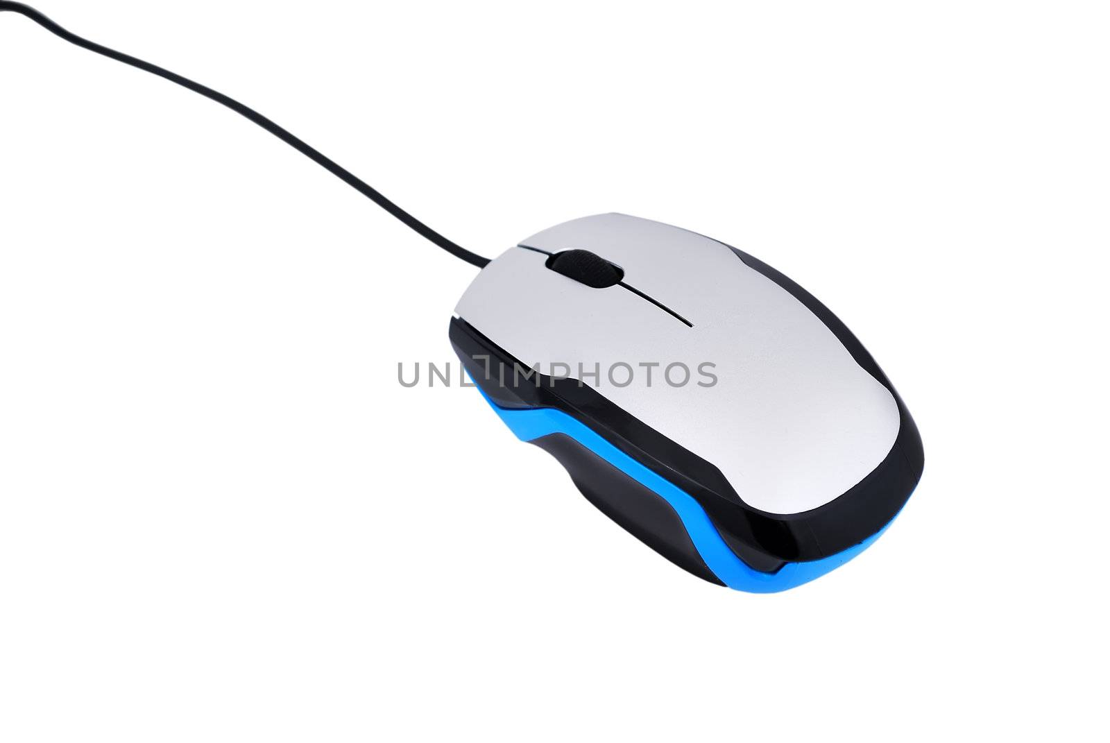 computer mouse on white background