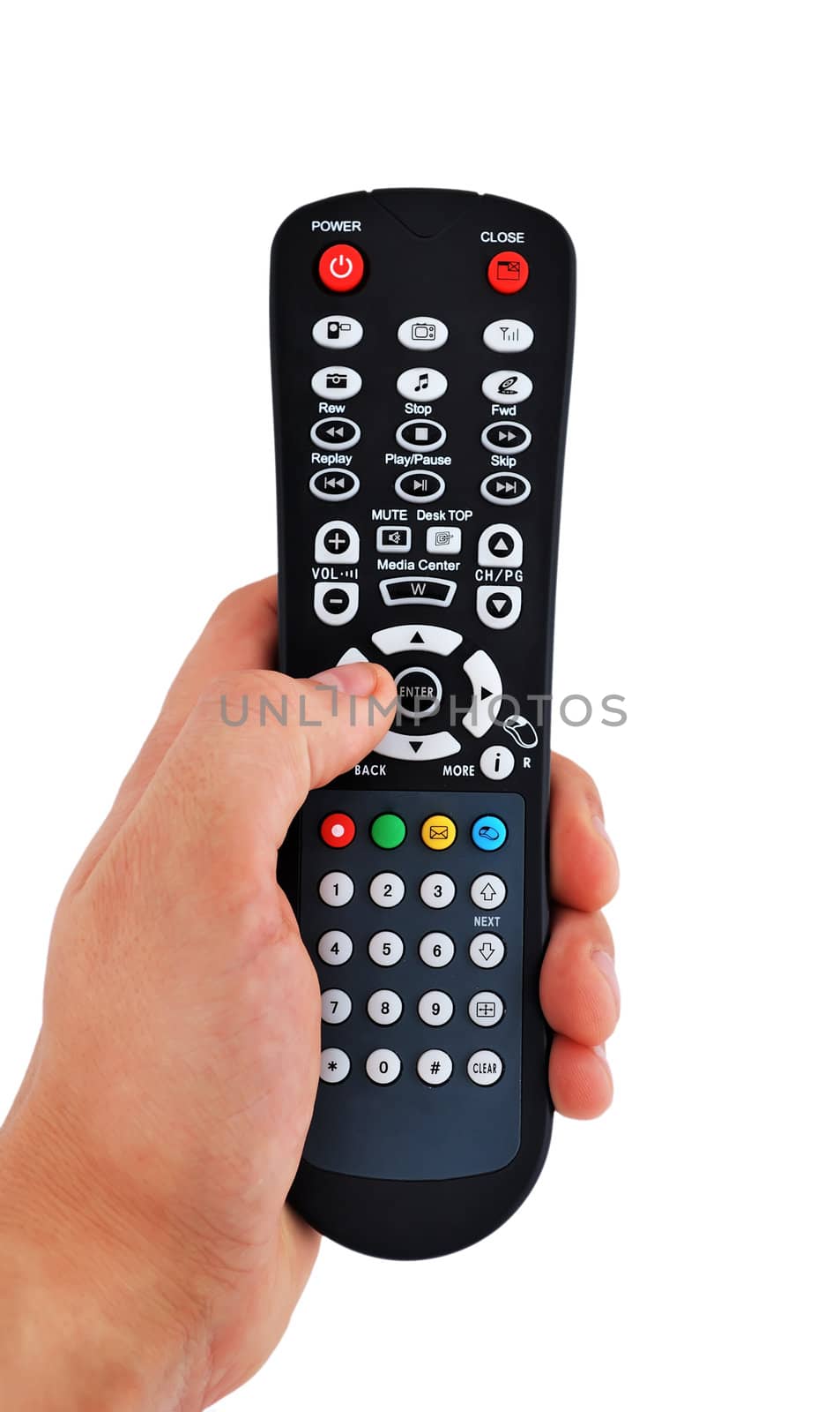 remote control for your computer on a white background