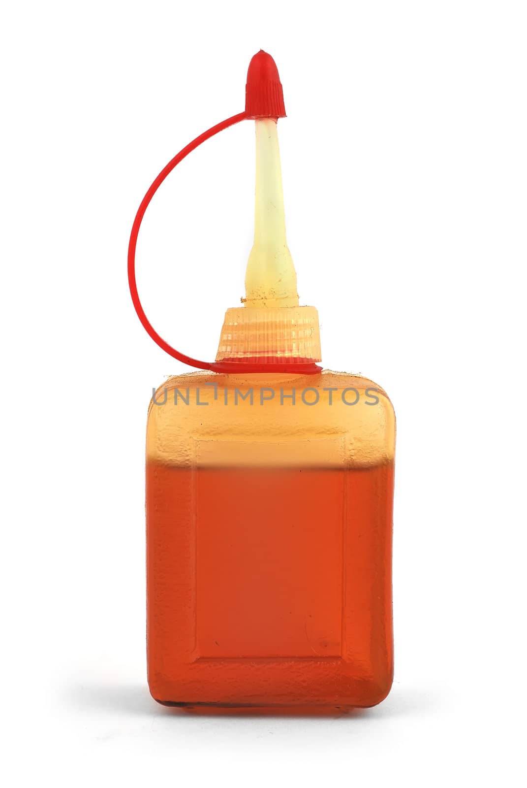 Oilcan on a white background