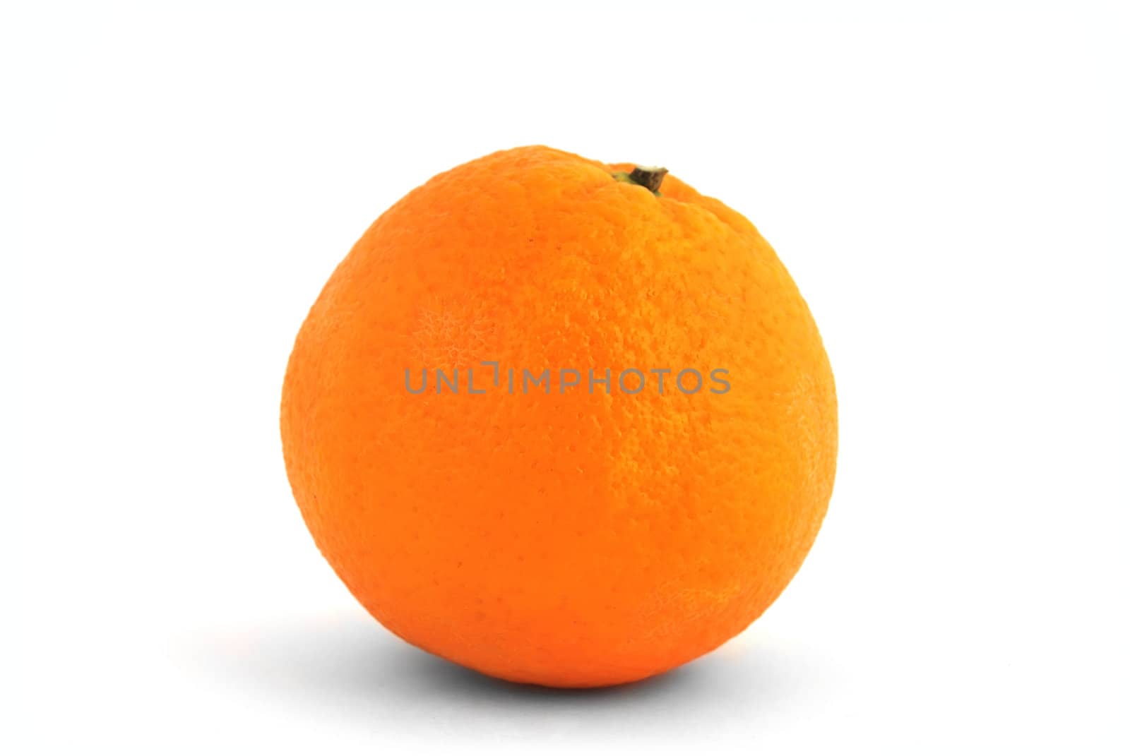 ripe oranges on a white background