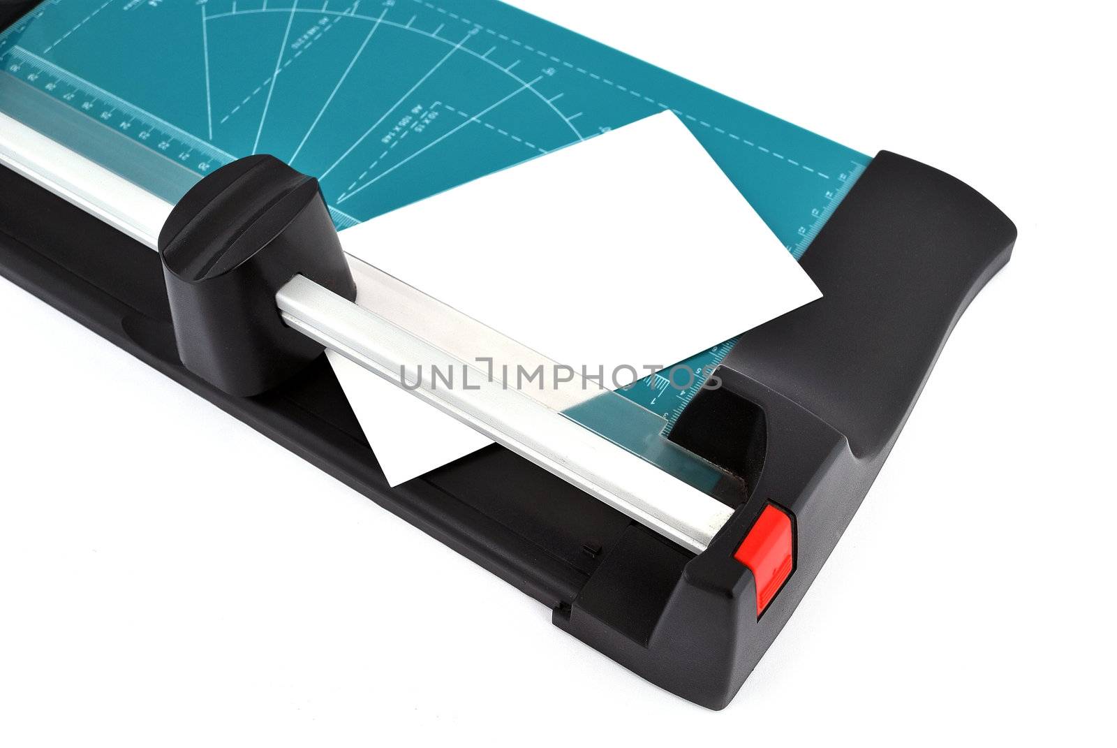 paper cutter on a white background