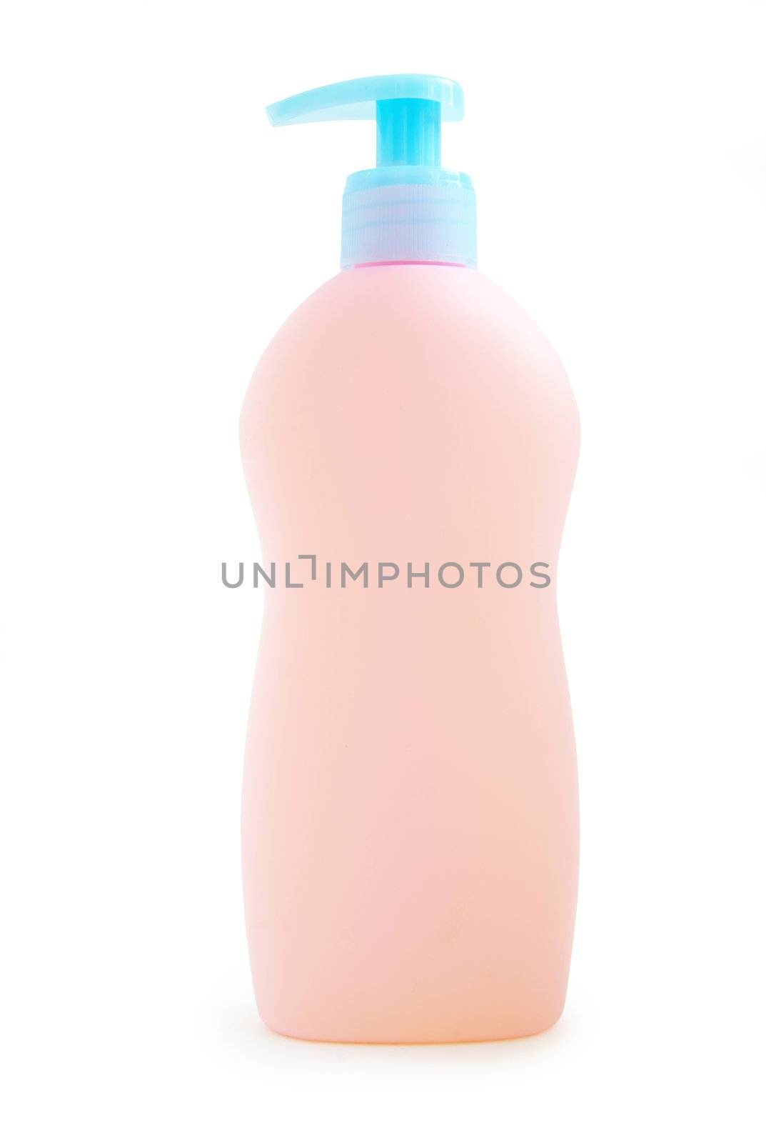 Blank packaging bottles isolated on white