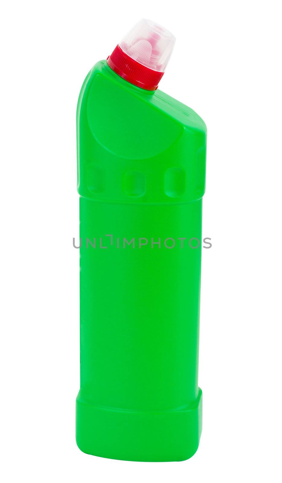 cleaning fluid, isolated on white