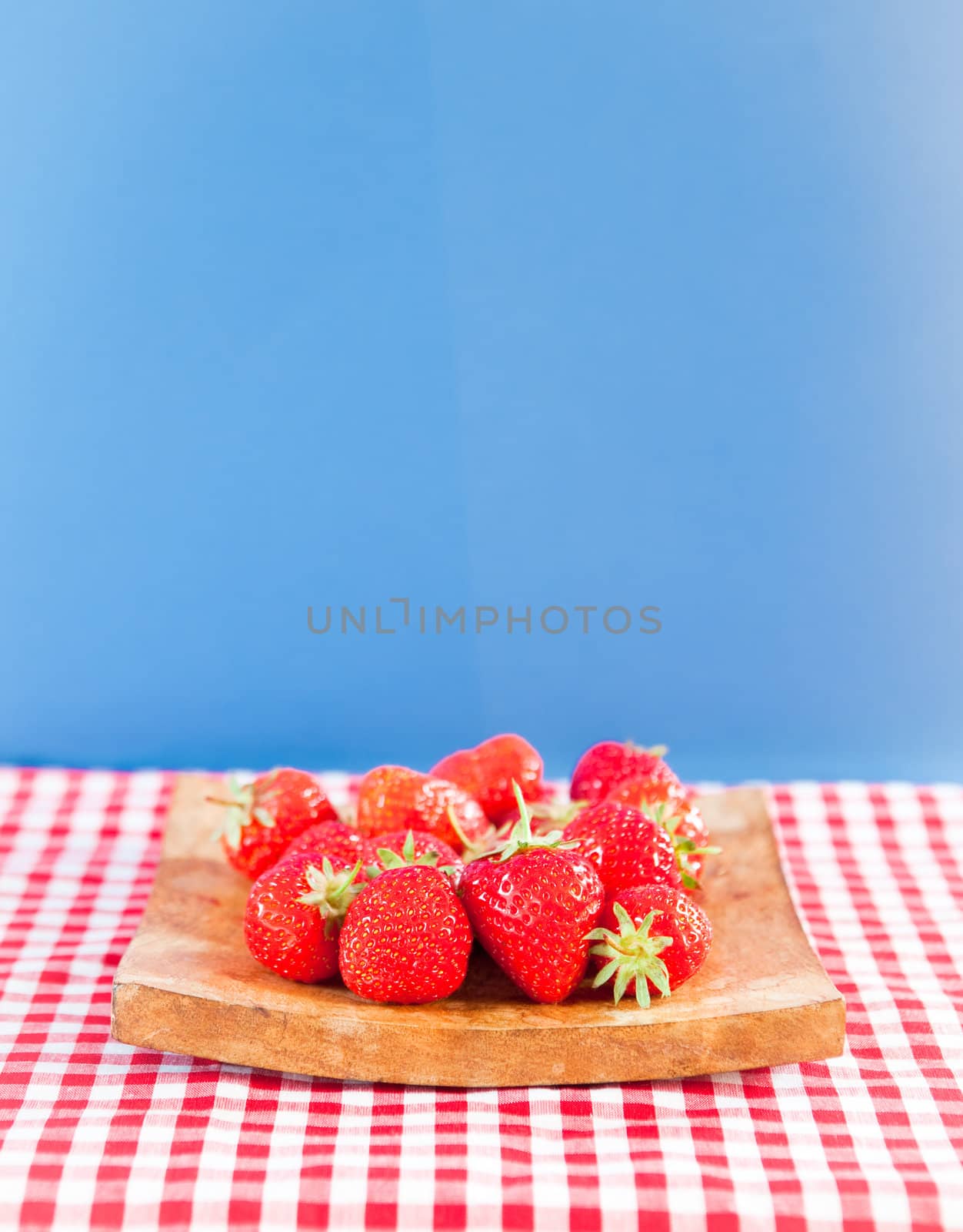 Fresh ripe strawberries