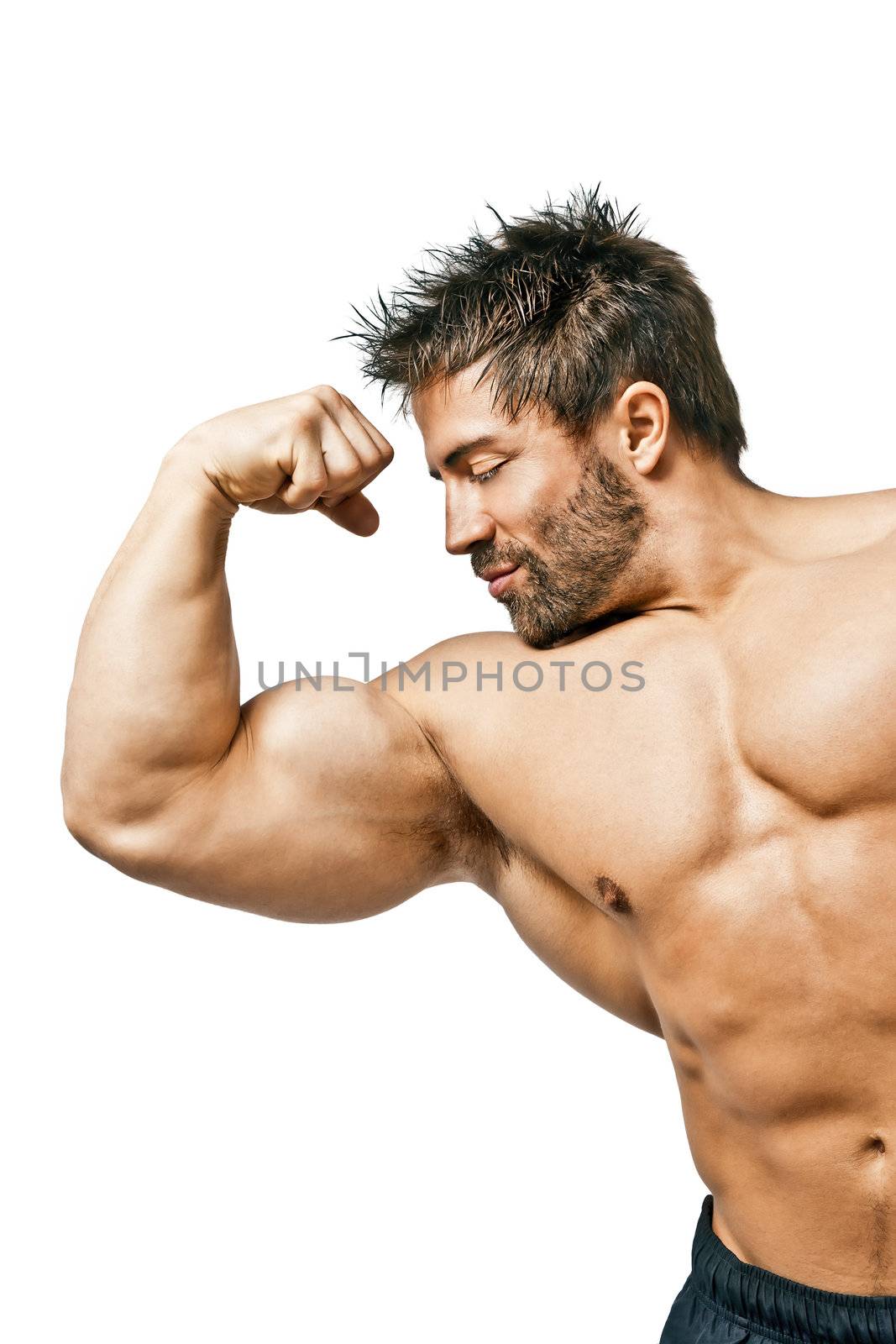 bodybuilding man by magann
