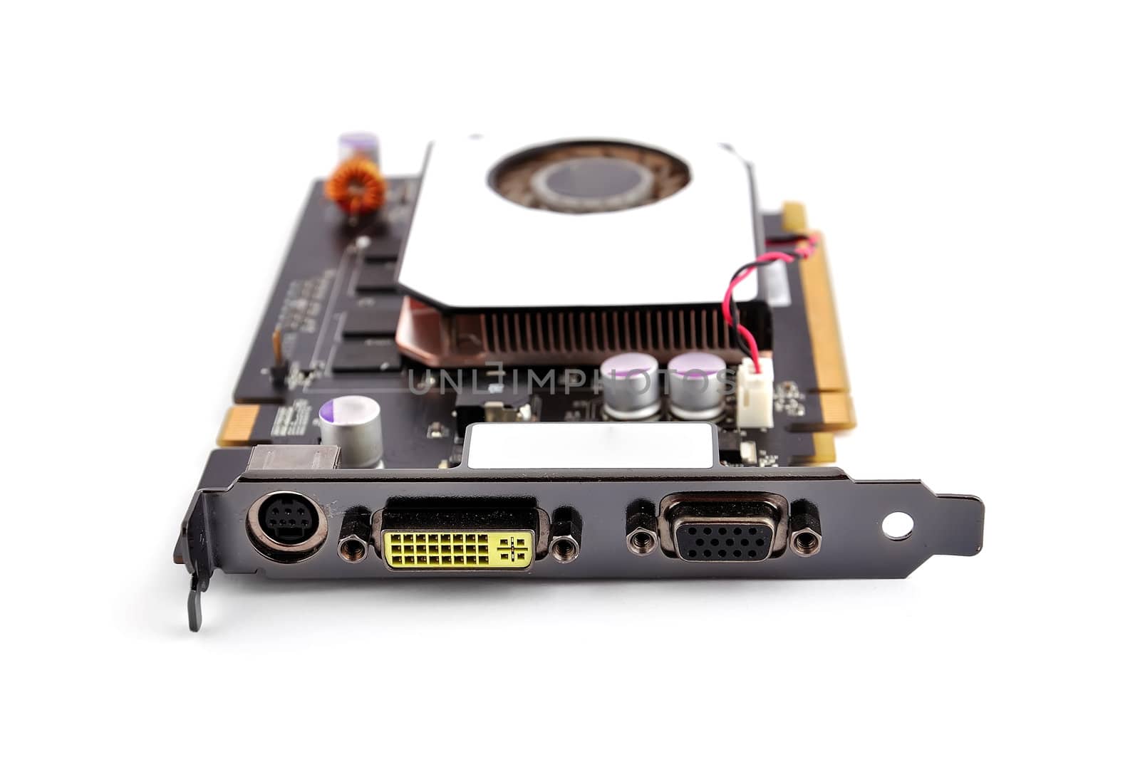 video card  on a white background