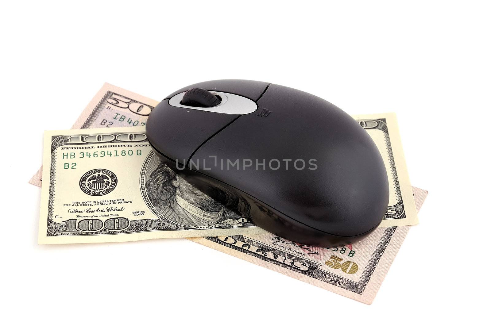 wireless mouse and dollars by vetkit