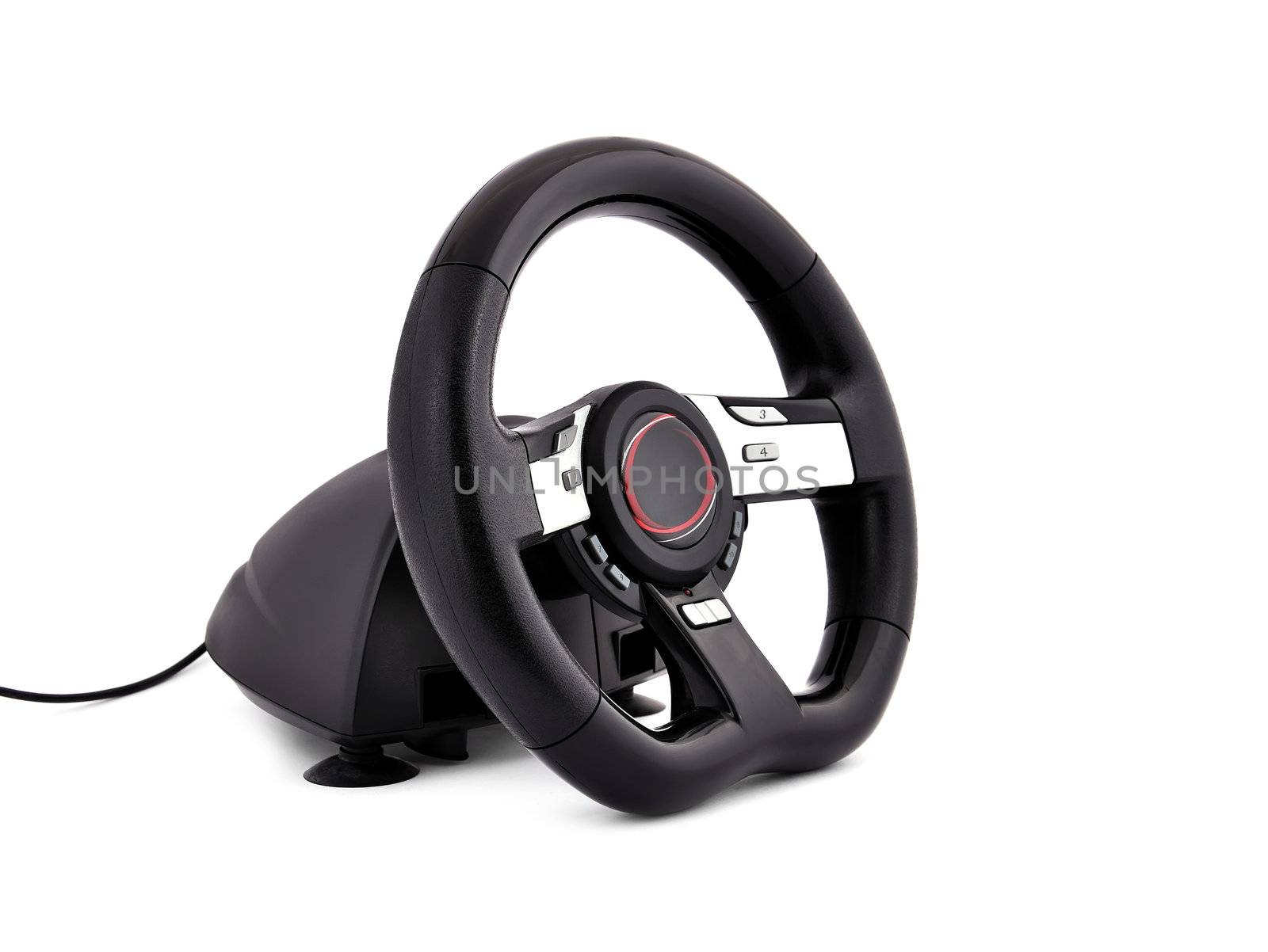 game steering wheel  on a white background