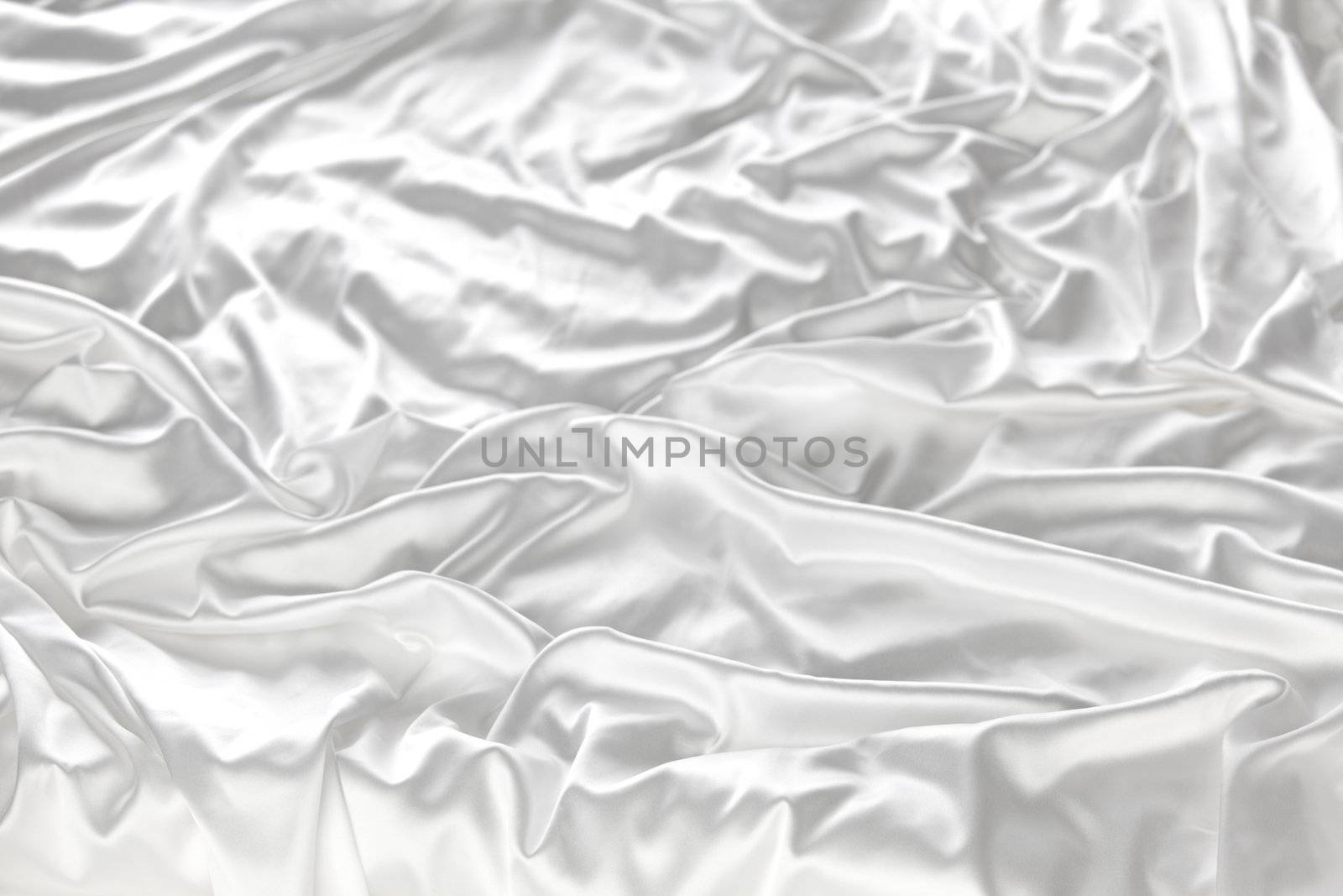 white silk macro close up