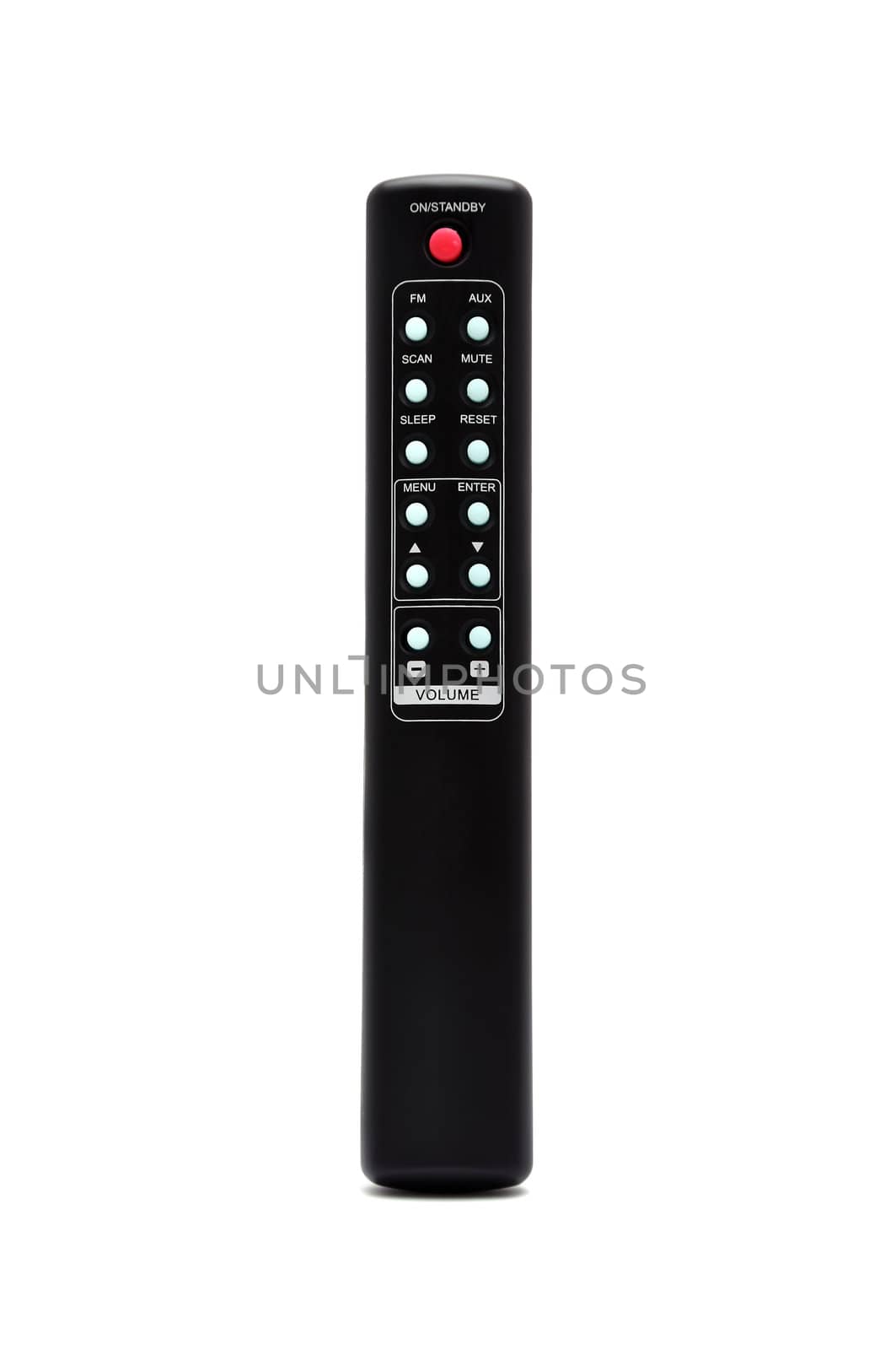 remote control   on a white background