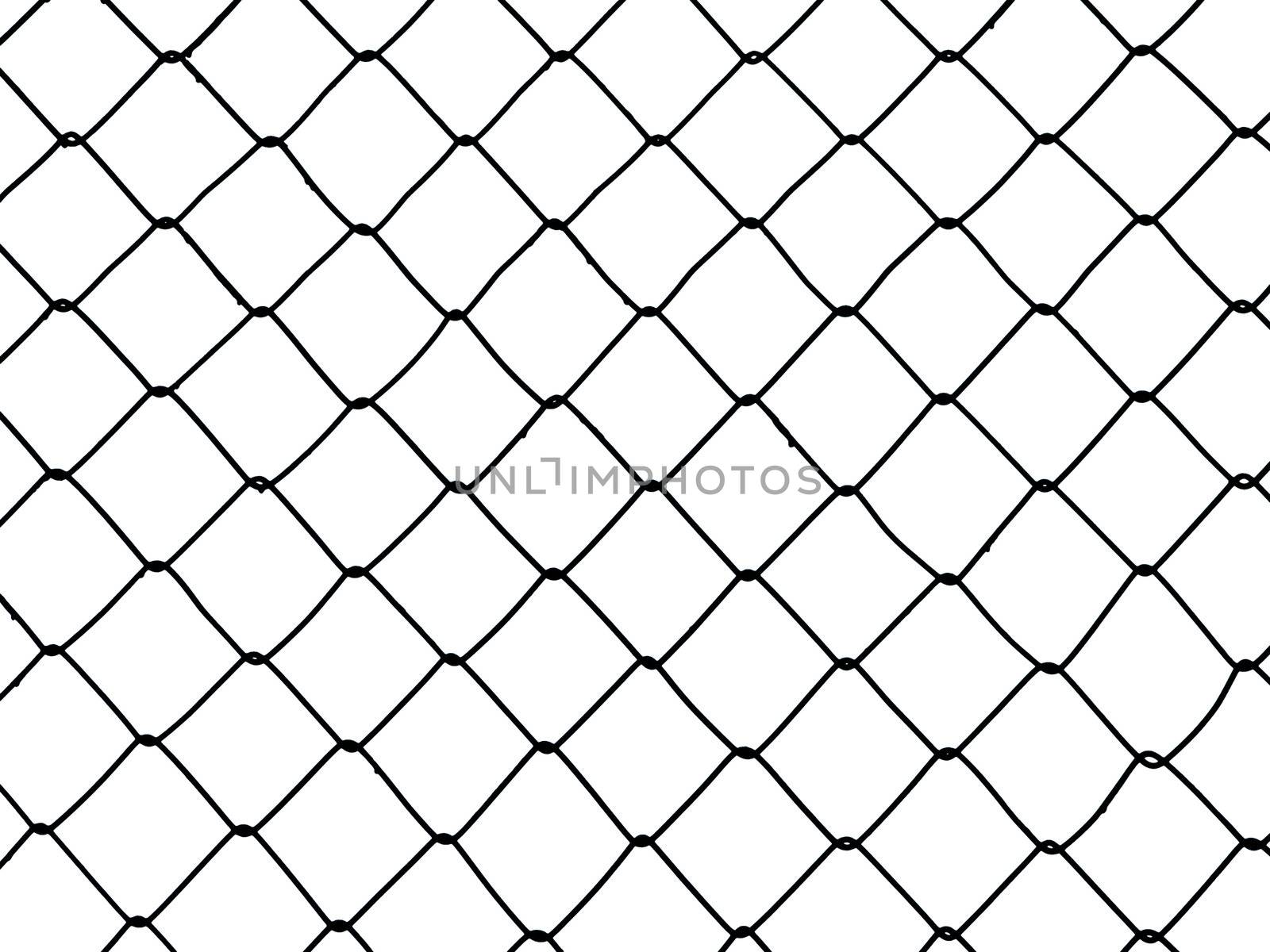 Metal wire fence protection chainlink background