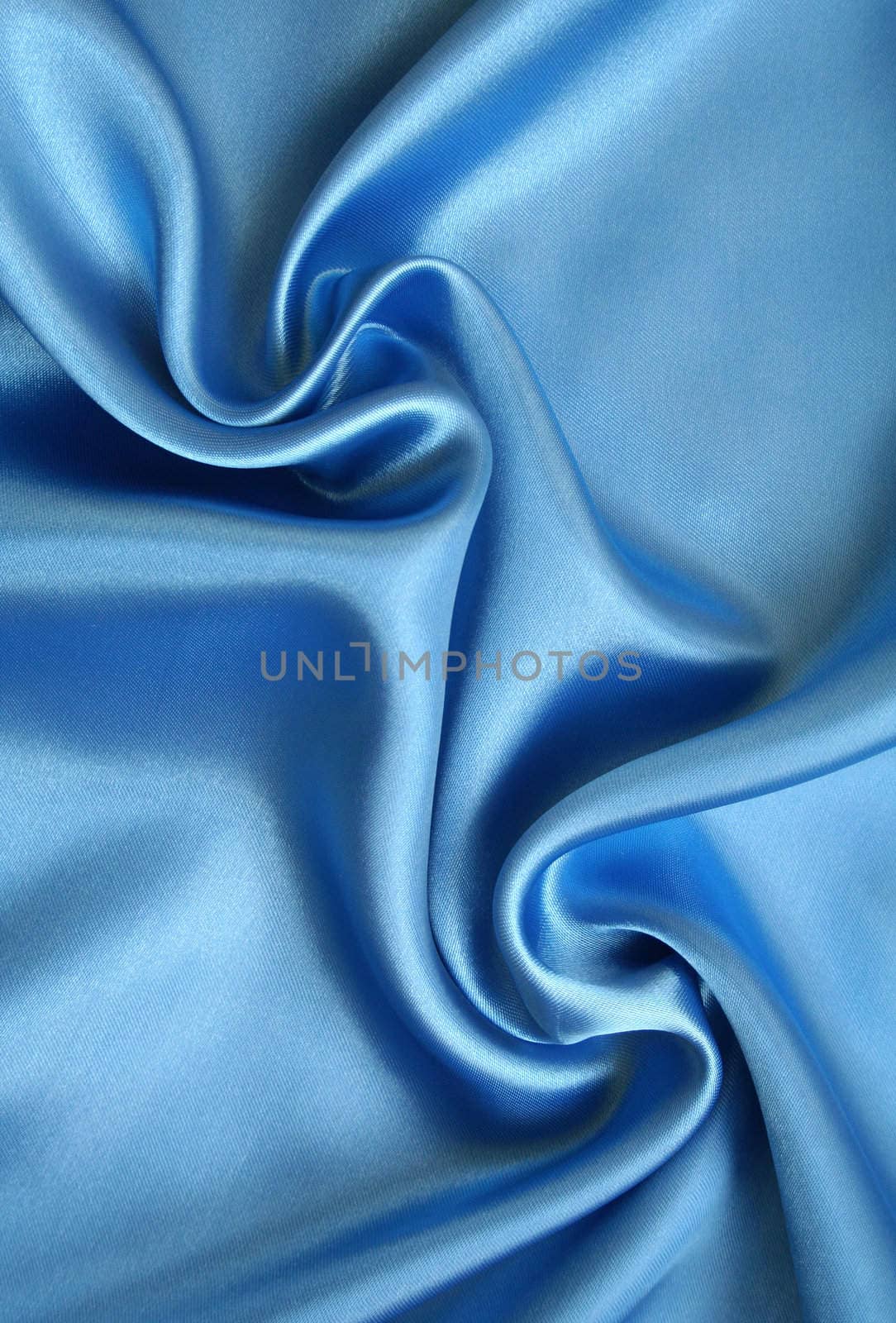 Smooth elegant blue silk can use as background