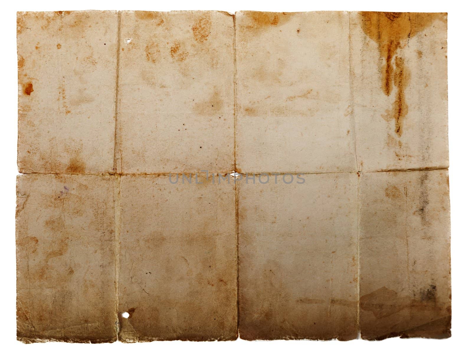 Old dirty antique blank paper textured background