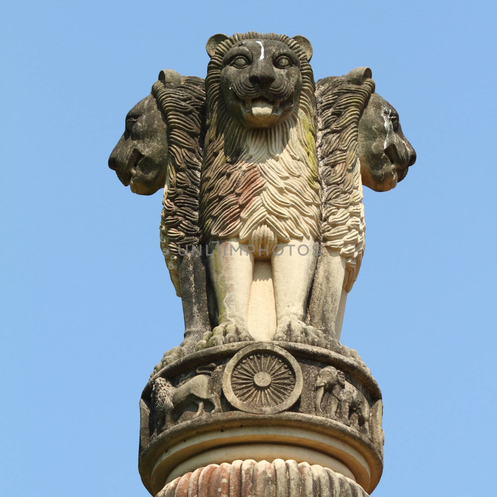 sculpture of emblem of India by mkistryn