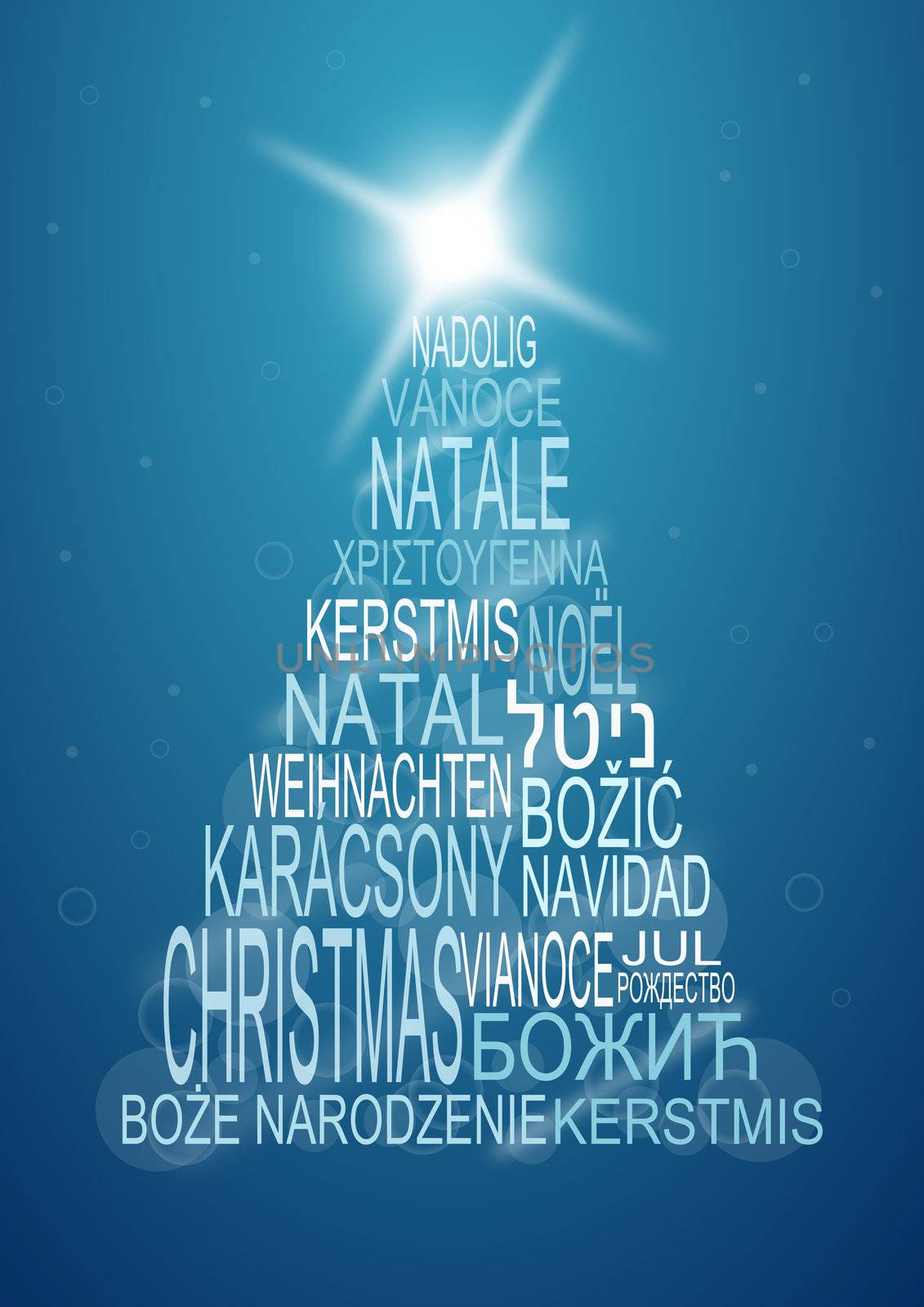 multilingual christmas background by alexwhite