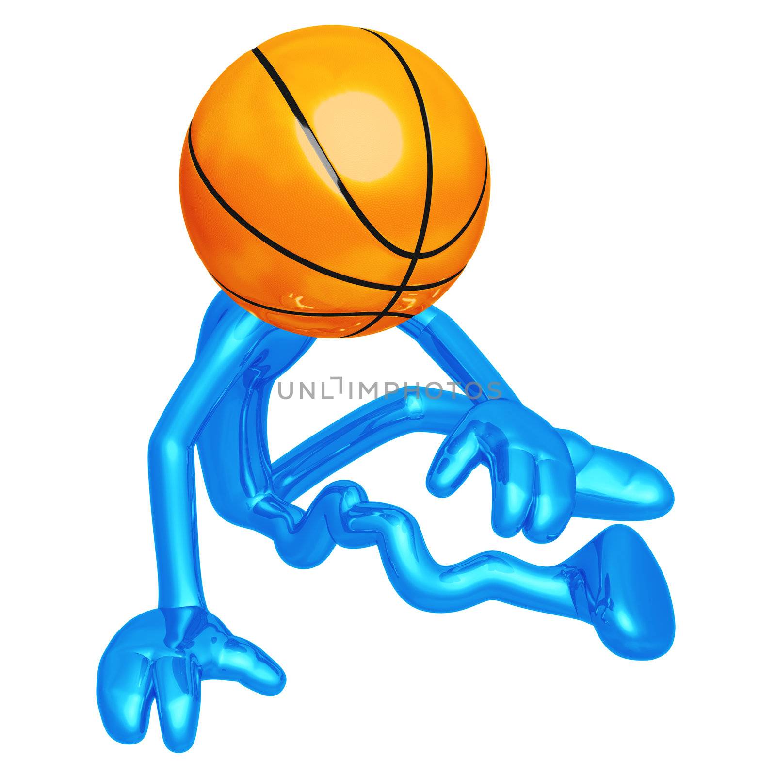 Injured Basketball Player by LuMaxArt