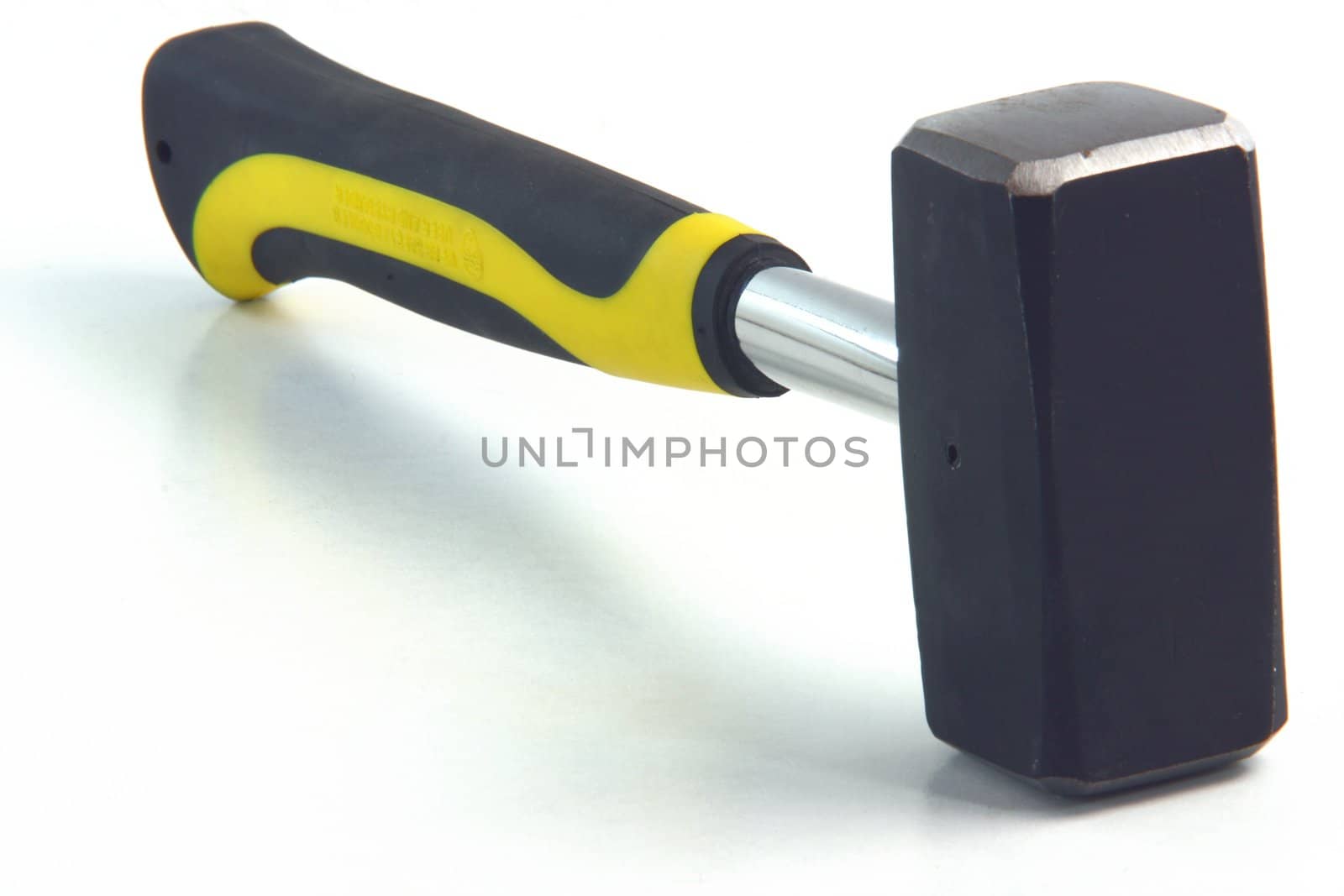 construction industry tools black metal hammer in white backkground
