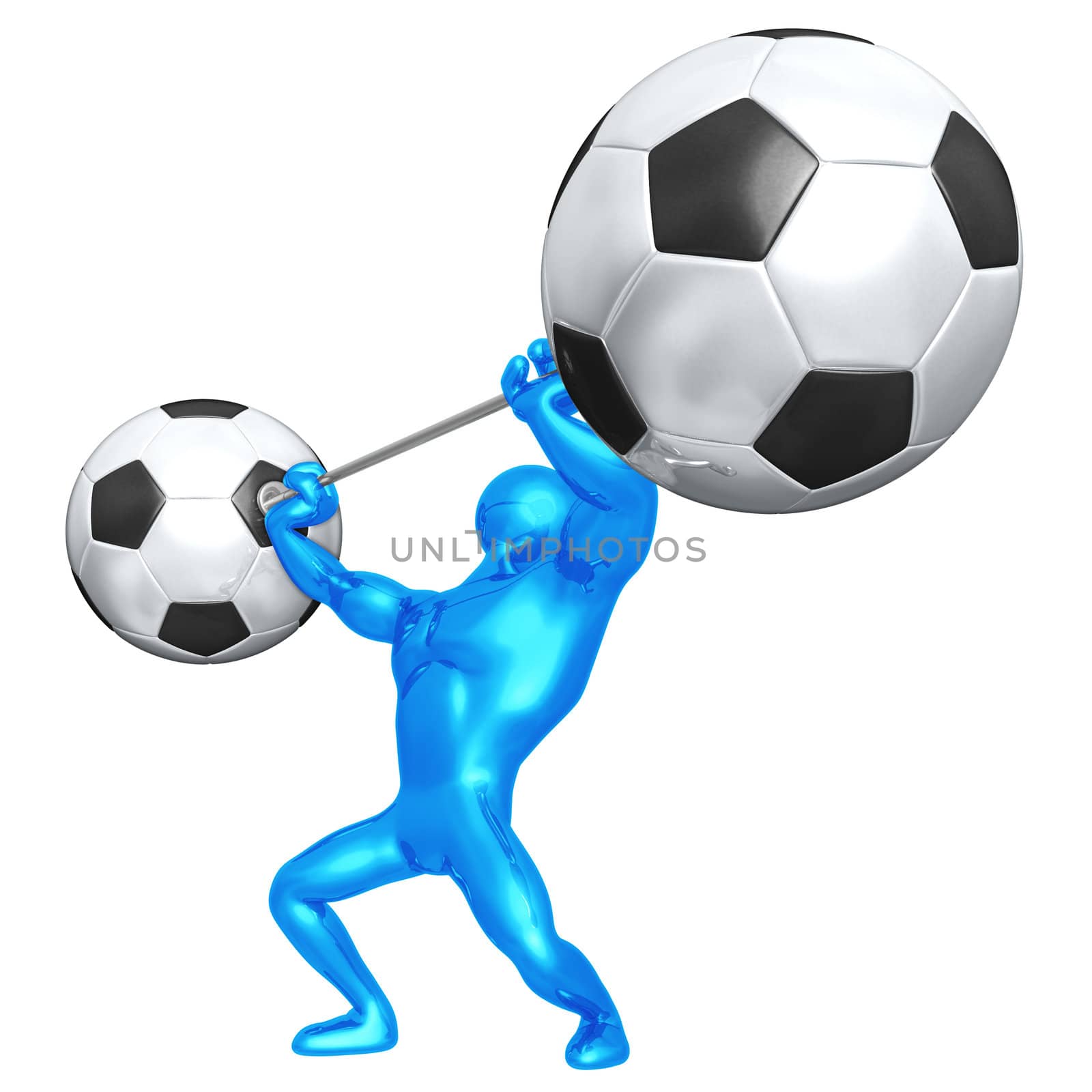 Soccer Football Weight Training by LuMaxArt