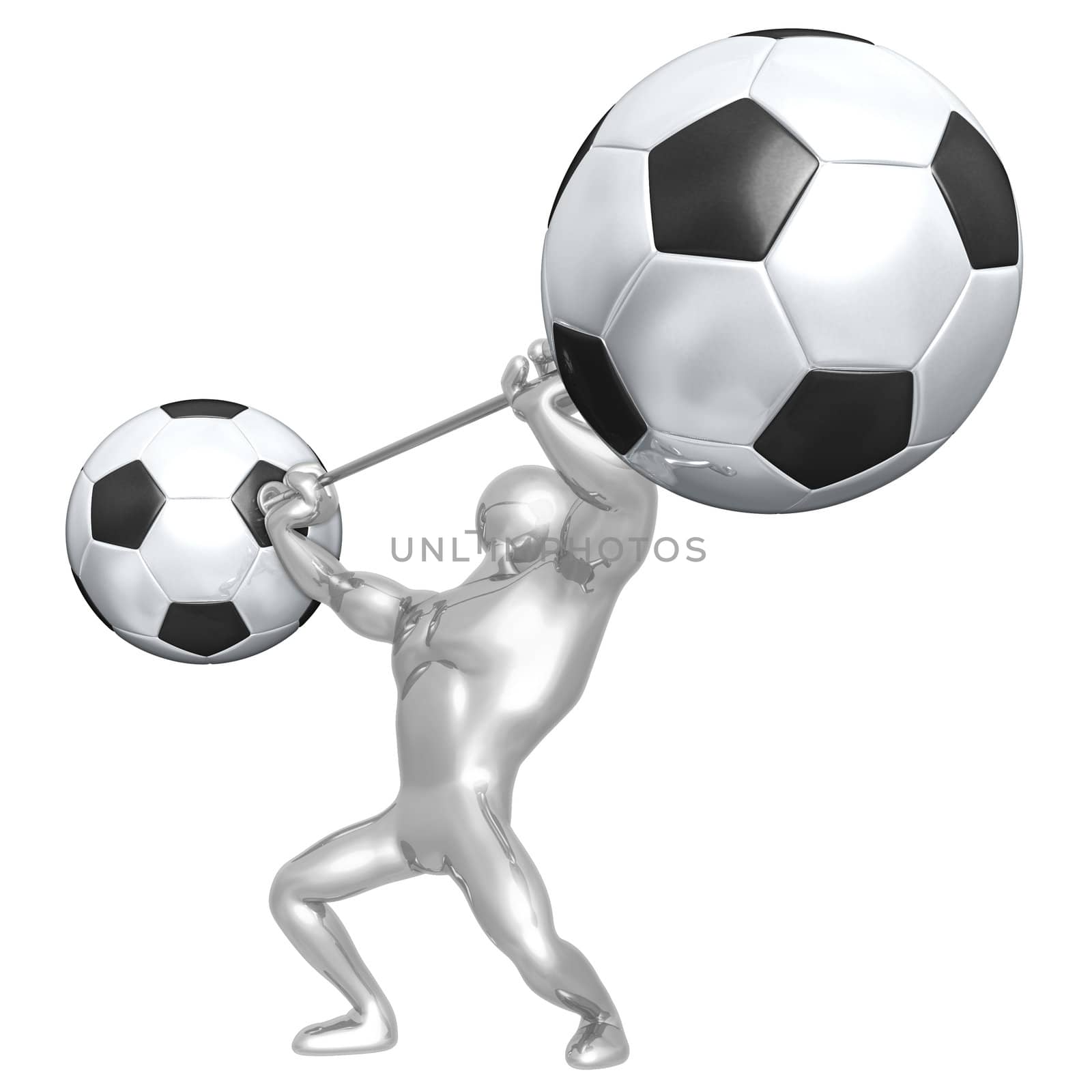 Soccer Football Weight Training by LuMaxArt