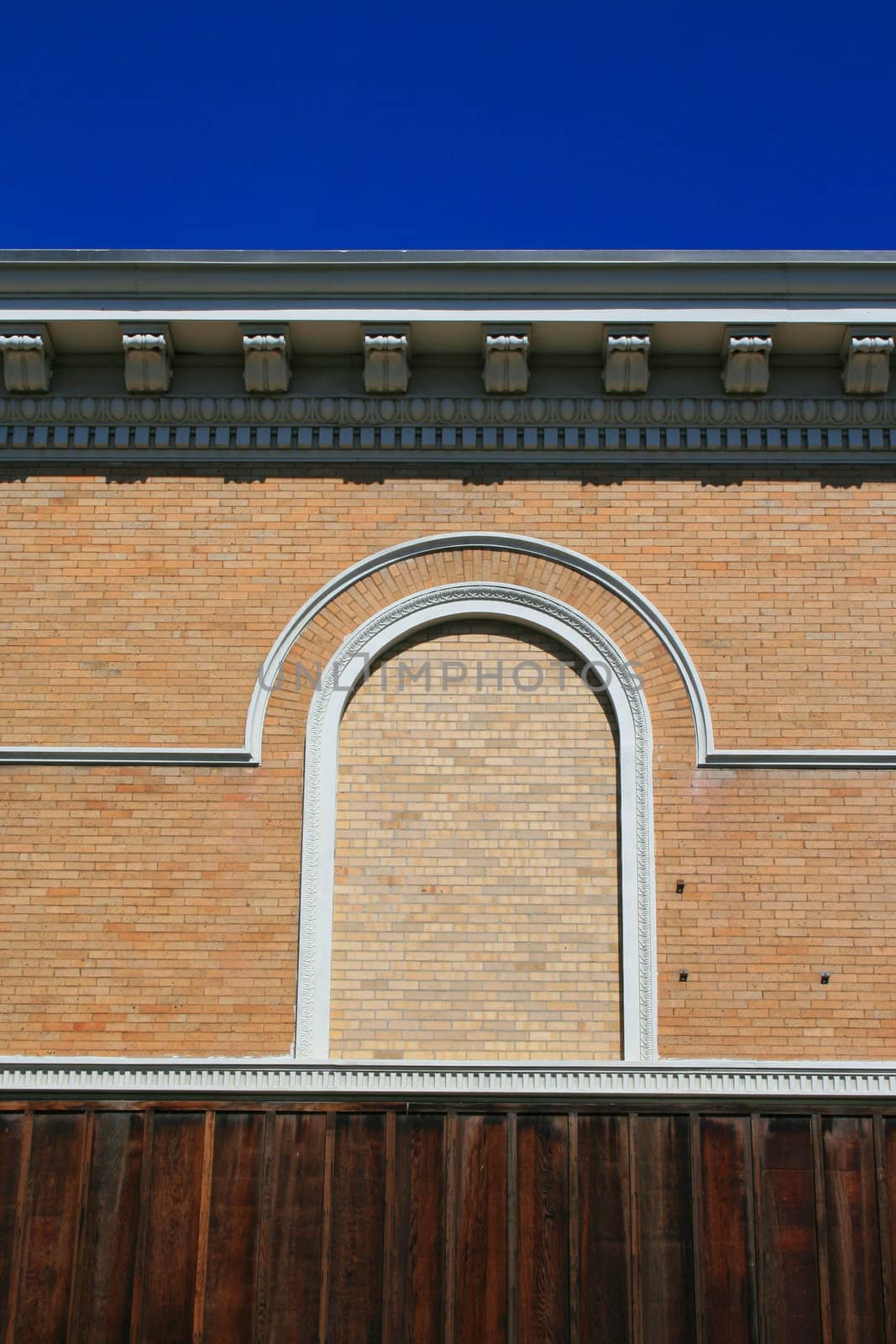 Close up of a wall showing unique pattern.
