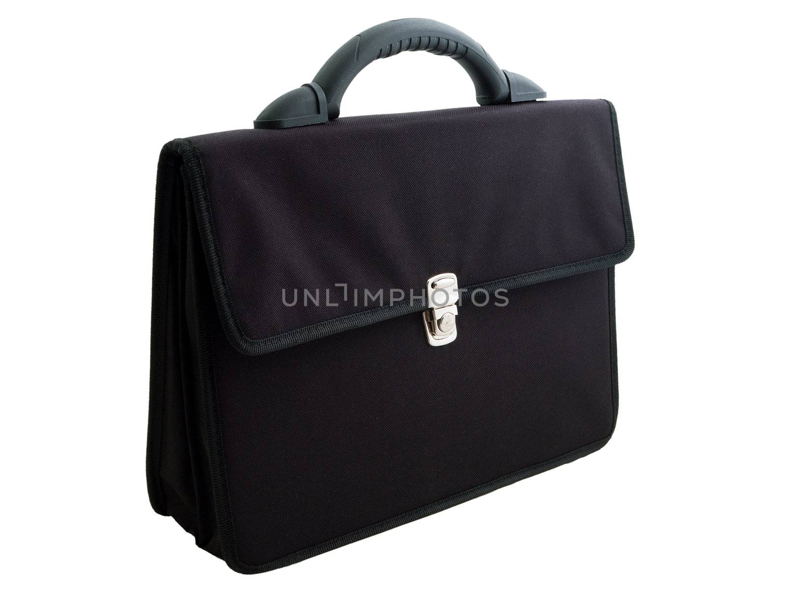 Business luggage briefcase or suitcase isolated