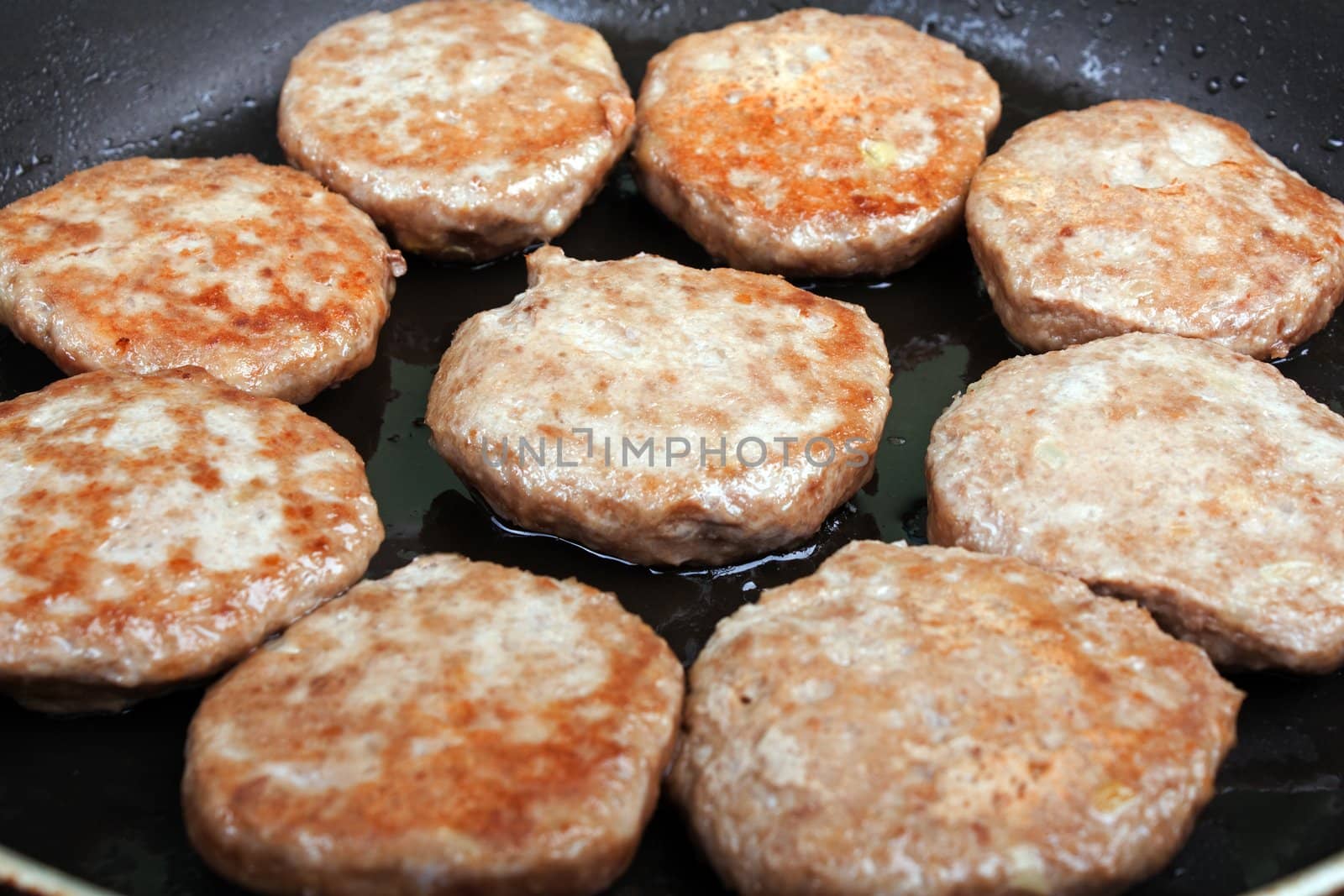 Meat food - fried pork chop cutlet for dinner meal