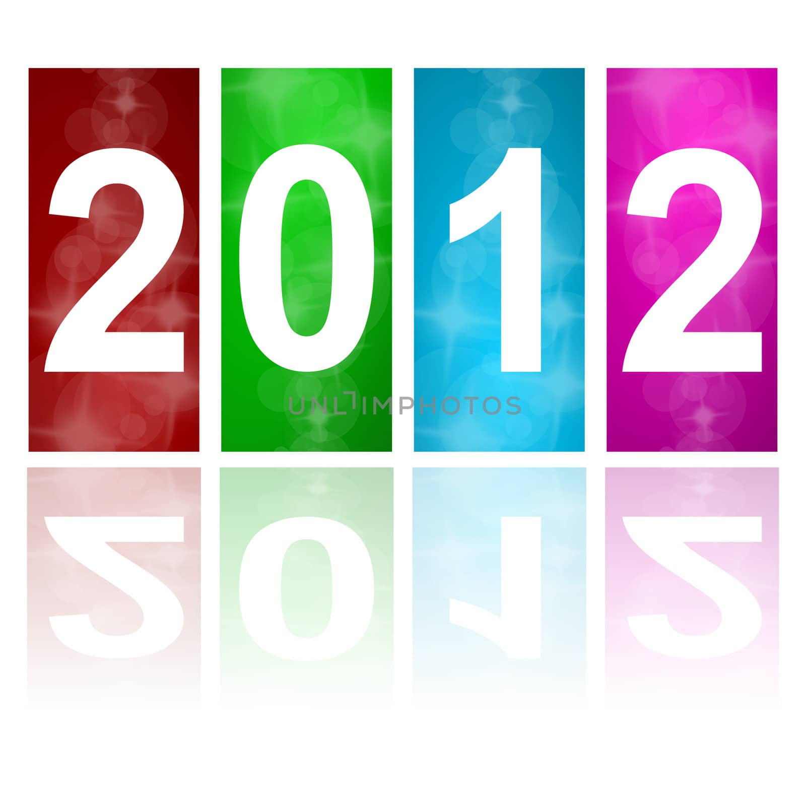 2012 new year abstract background by alexwhite