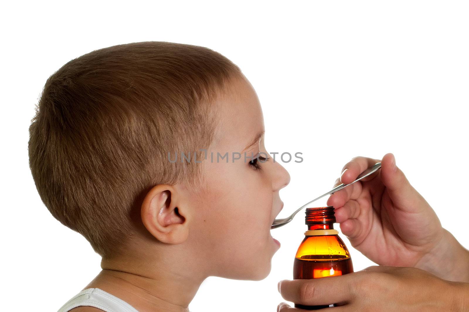 Medicine liquid syrup for flu and cold healthcare