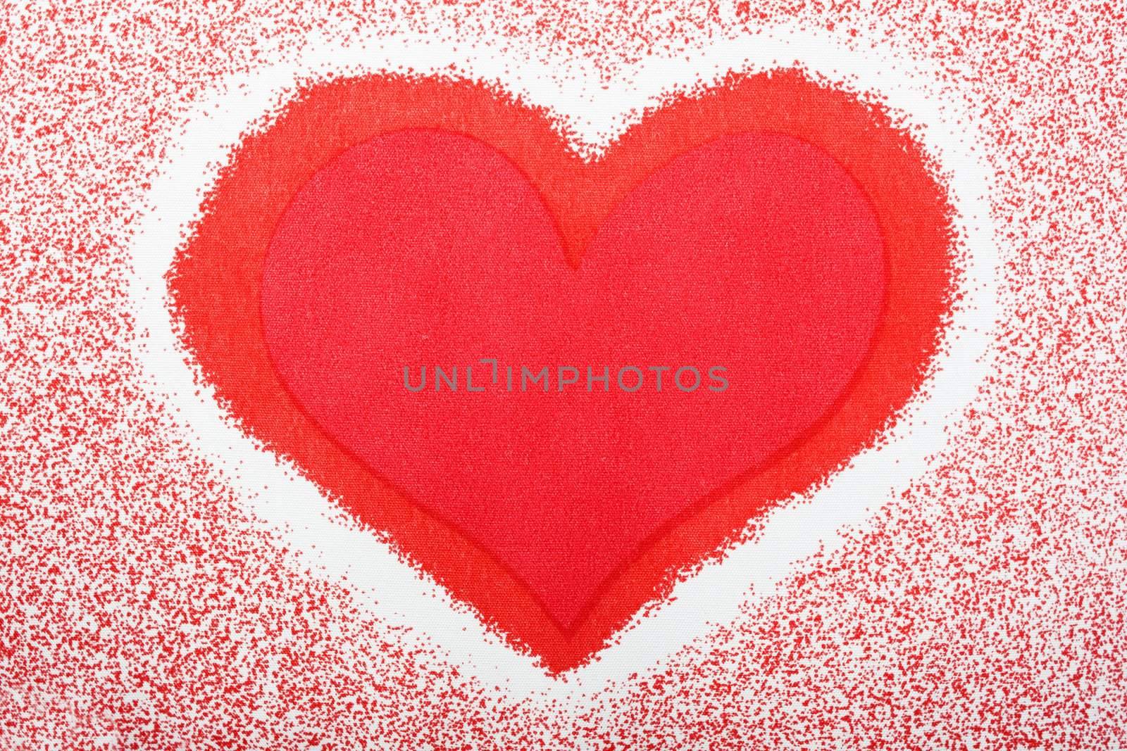 Valentines day red love heart shape background