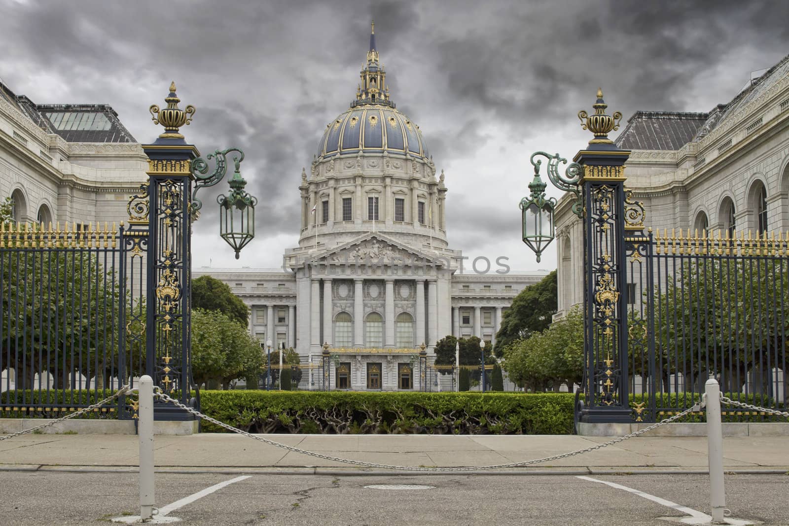 Stormy Sky over San Francisco City Hall by jpldesigns