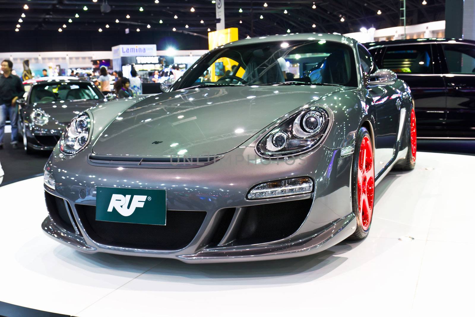 NONTABURI,THAILAND-DECEMBER,3: Ruf RGT-8 on display at the Thailand International Motor Expo Show,DECEMBER 3,2011 in Nontaburi, Thailand