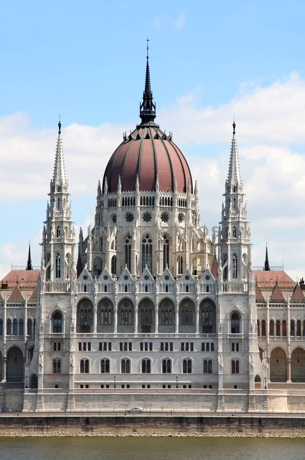 The parliament building in Budapest, Hungary