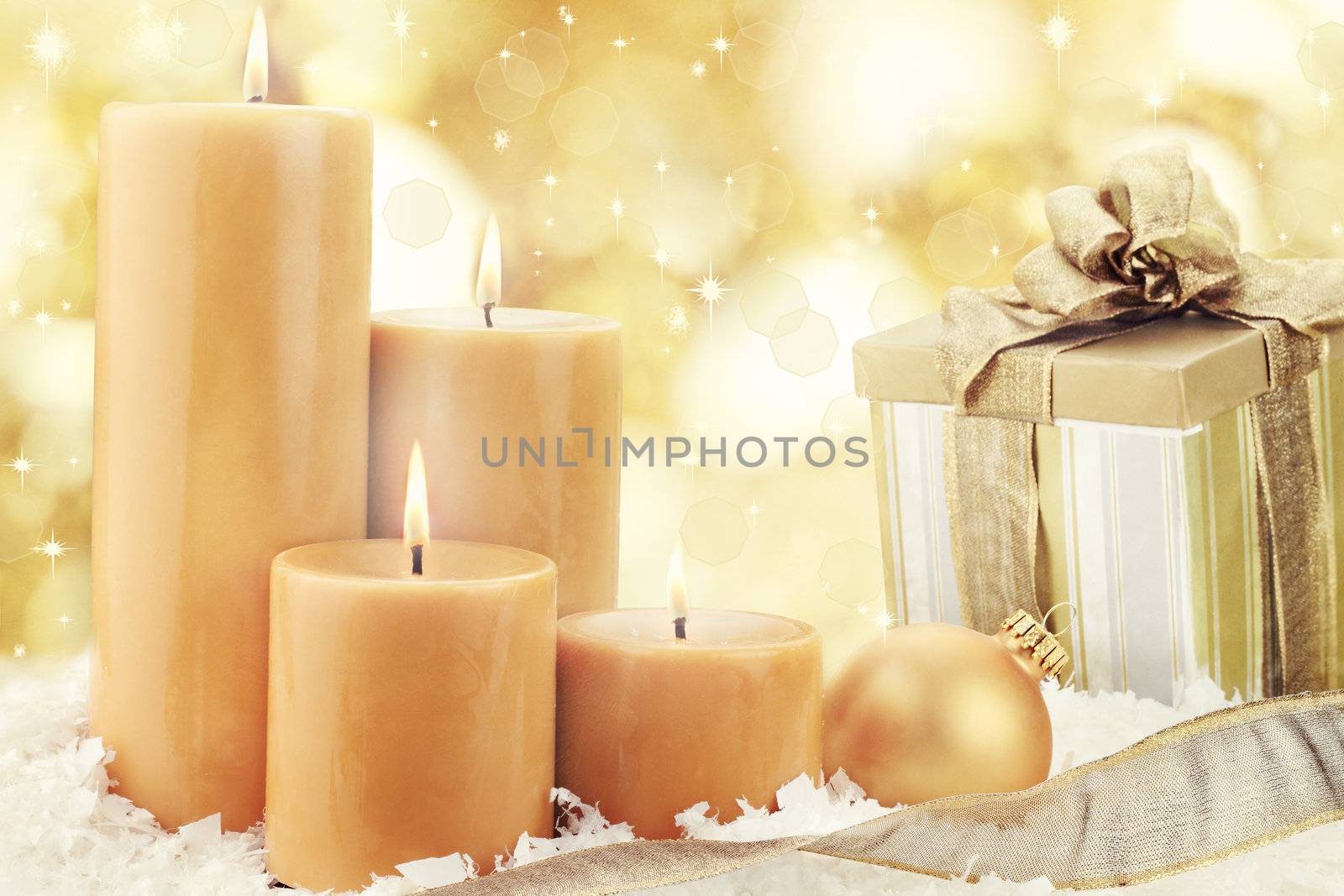 Christmas Candles by StephanieFrey