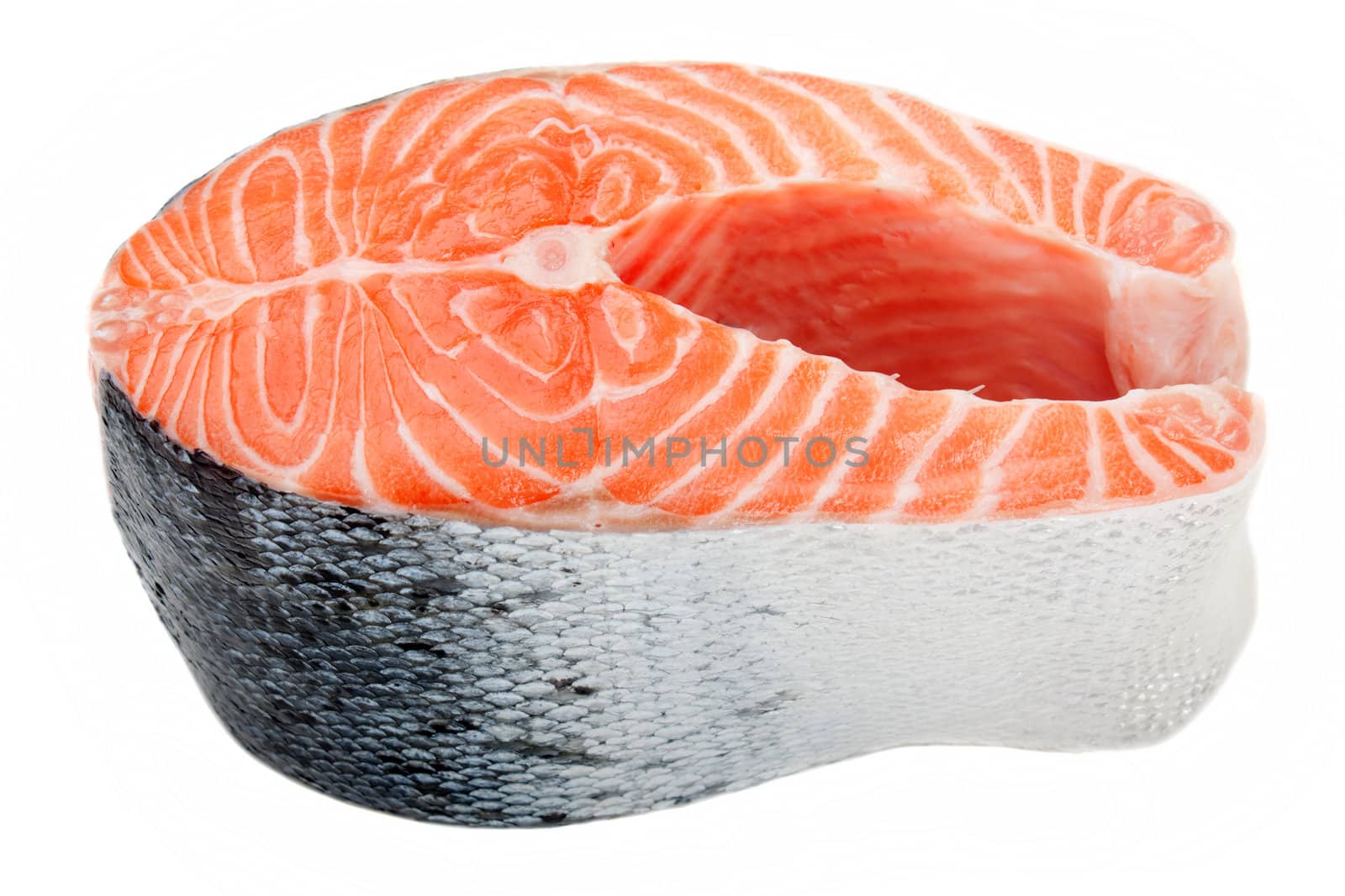 Healthy eating seafood - red raw salmon fish food