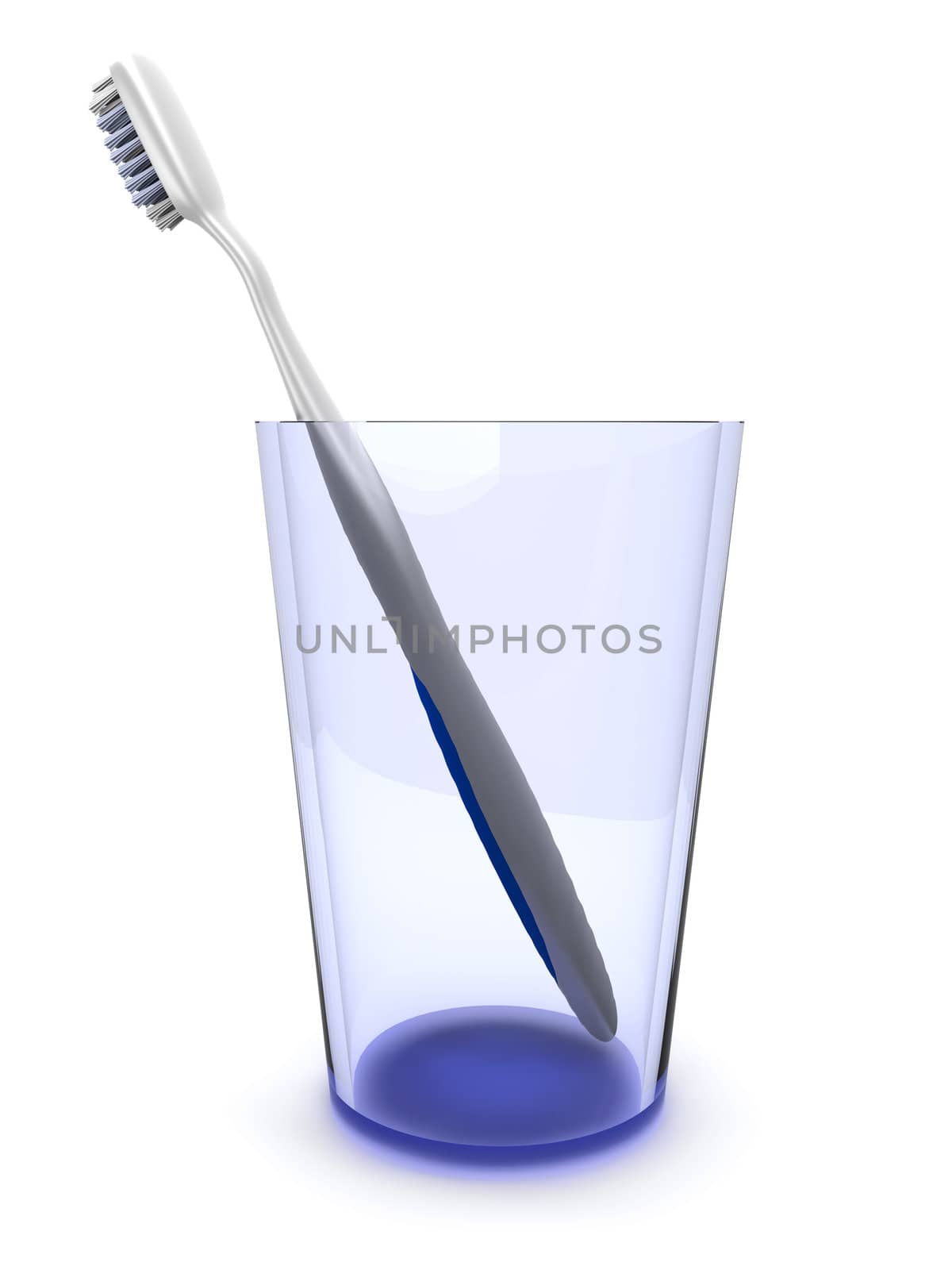 Toothbrush in a Glass by Spectral