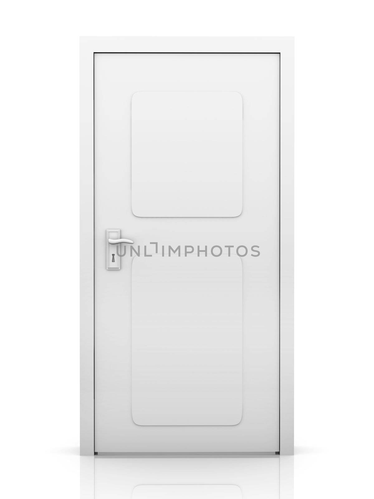 3D rendered Illustration. Isolated on white.