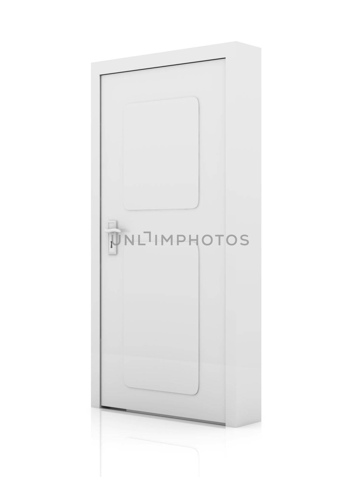 3D rendered Illustration. Isolated on white.