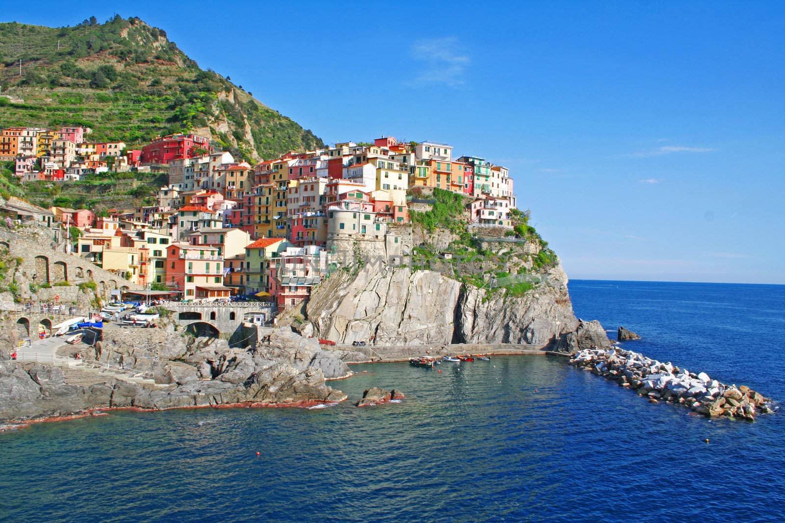 Italy. Cinque Terre region. Manarola village
