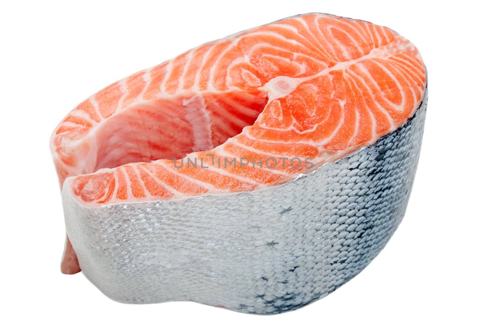 Healthy eating seafood - red raw salmon fish food