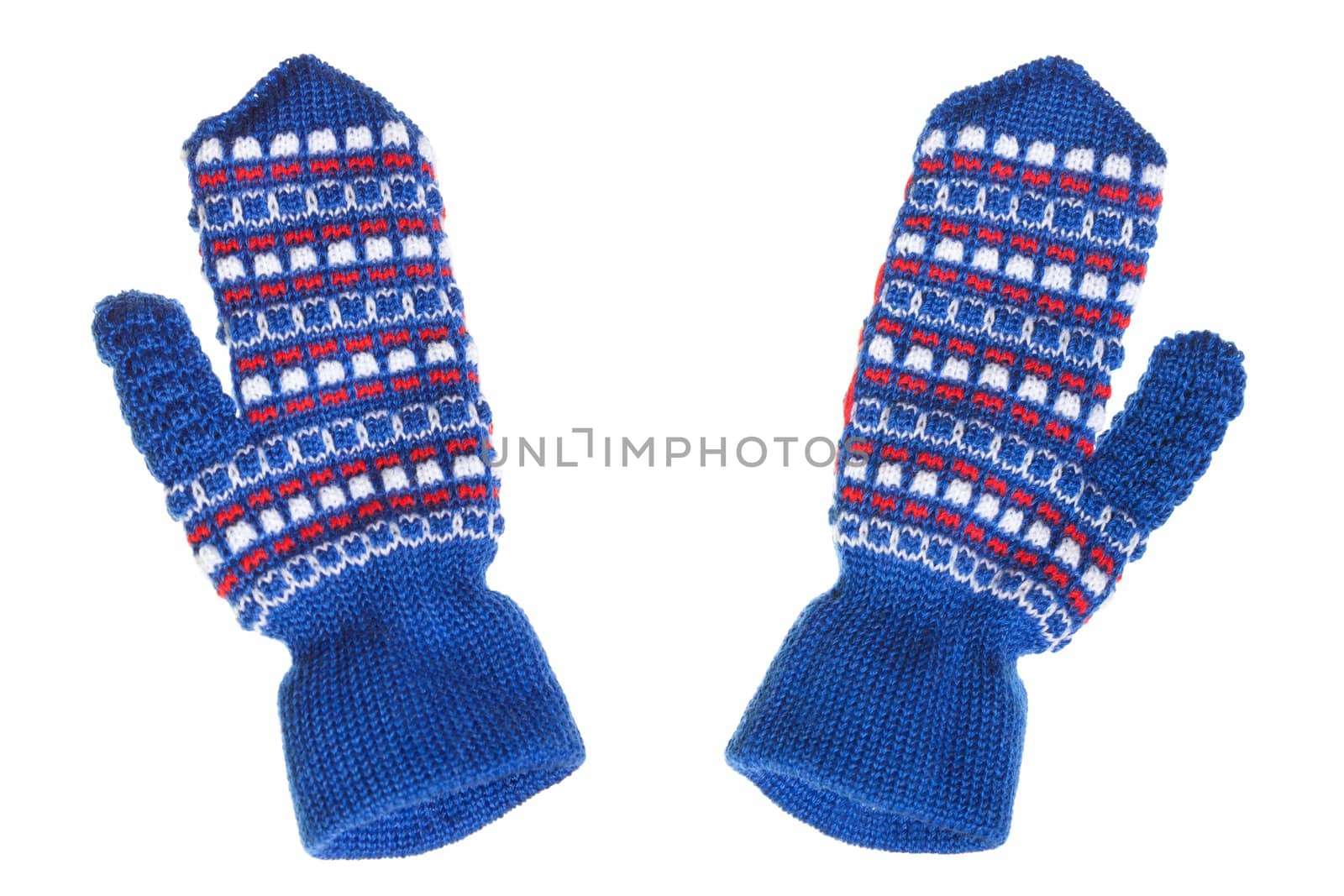 Cold winter season wool clothing human hand mitten